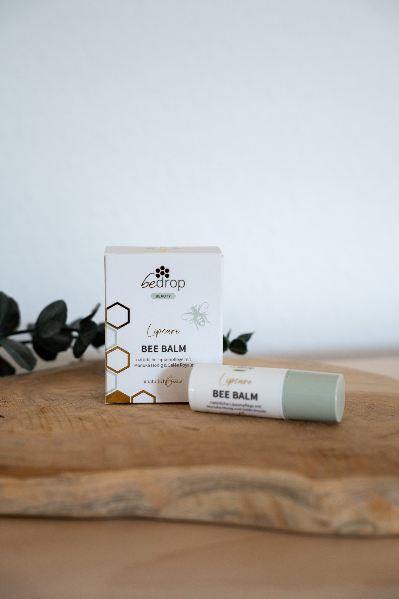 bedrop Lippenbalsam Bee Balm - natürliche Lippenpflege mit Manuka Honig & Gelée Royale, mit hochwertigem Gelée Royale & Retinol (Vitamin A & E)