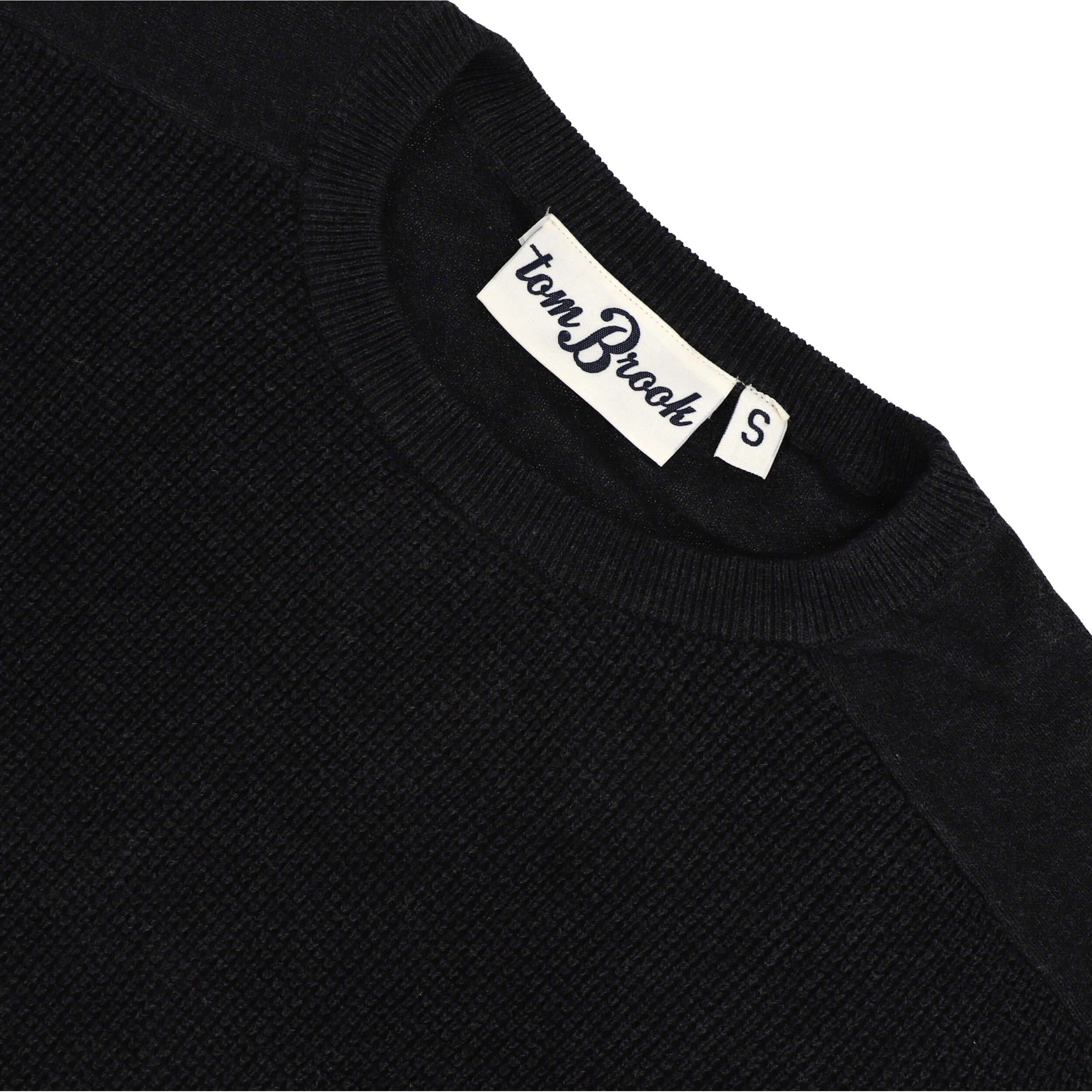 tomBrook Rundhalspullover TB-80708 Herren Strickpullover in Melange-Optik - Pullover Strick mit Rundhals