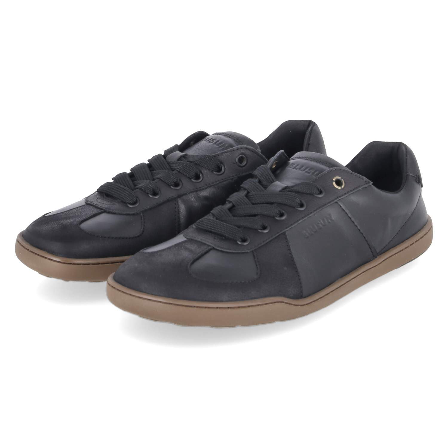 BLUSUN Blusun Sneaker Low B20002LM00 Herren Leder black Schnürschuh