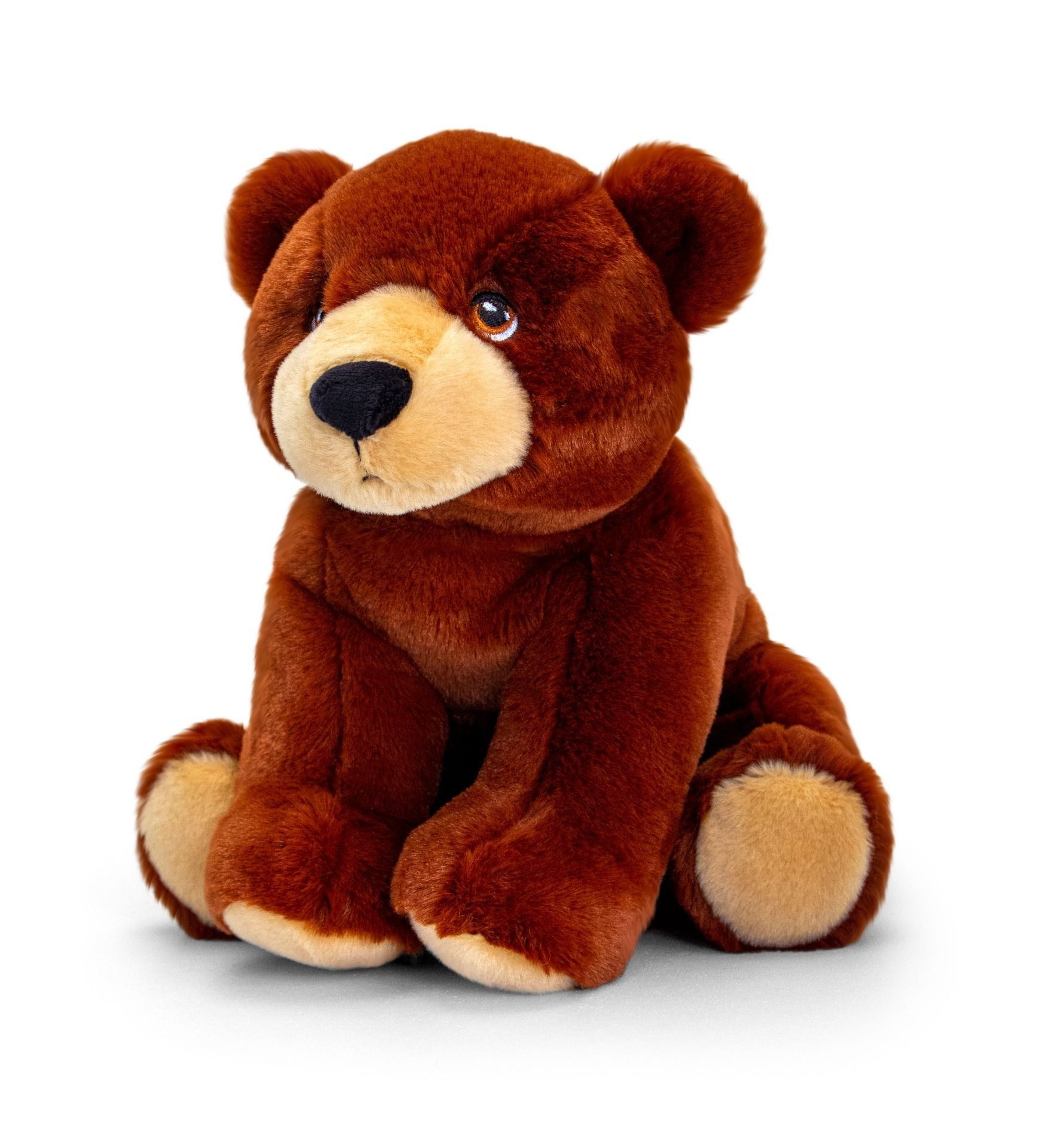 Keel Toys Kuscheltier Keel Toys Braunbär Plüschtier in 25 cm Größe weich und flauschig