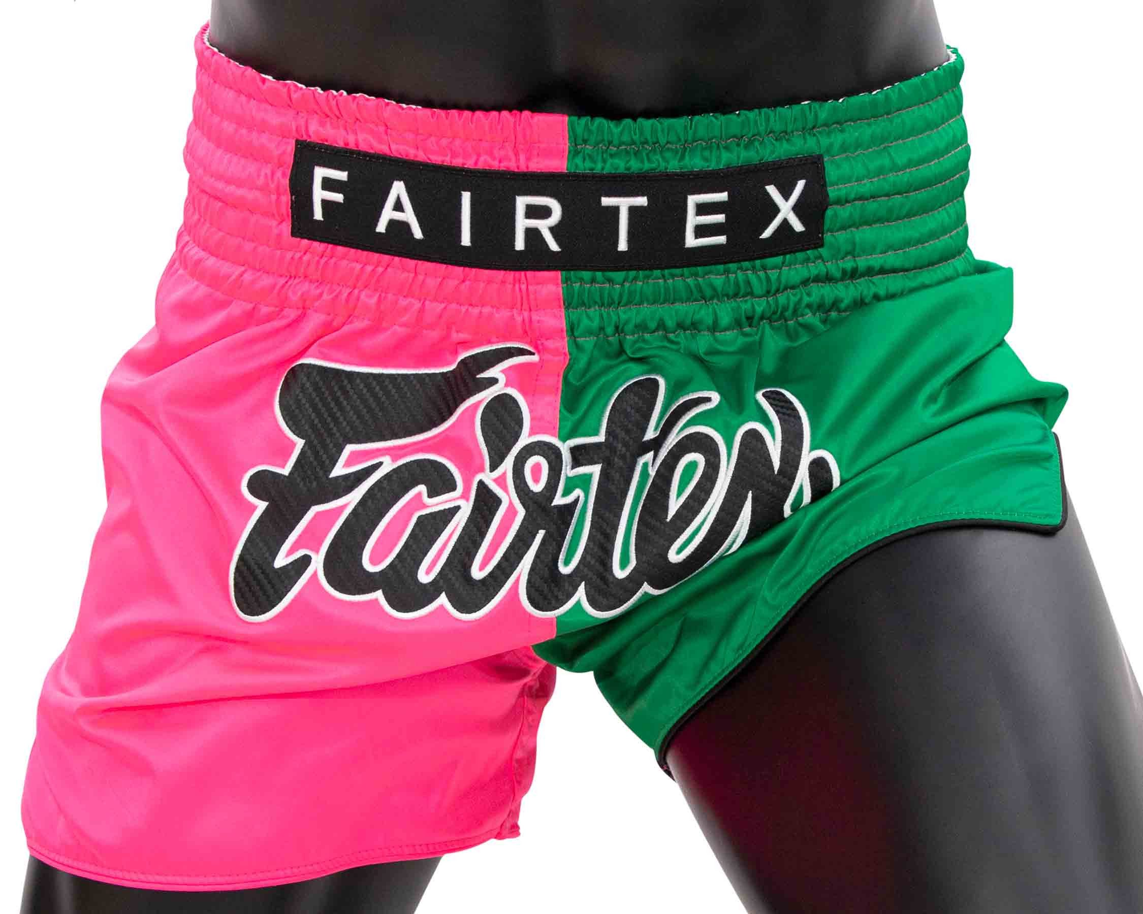 Fairtex Shorts Muay Thai Short Pink/Green Fairtex BS1911 Shorts – Trainiere günstig online kaufen