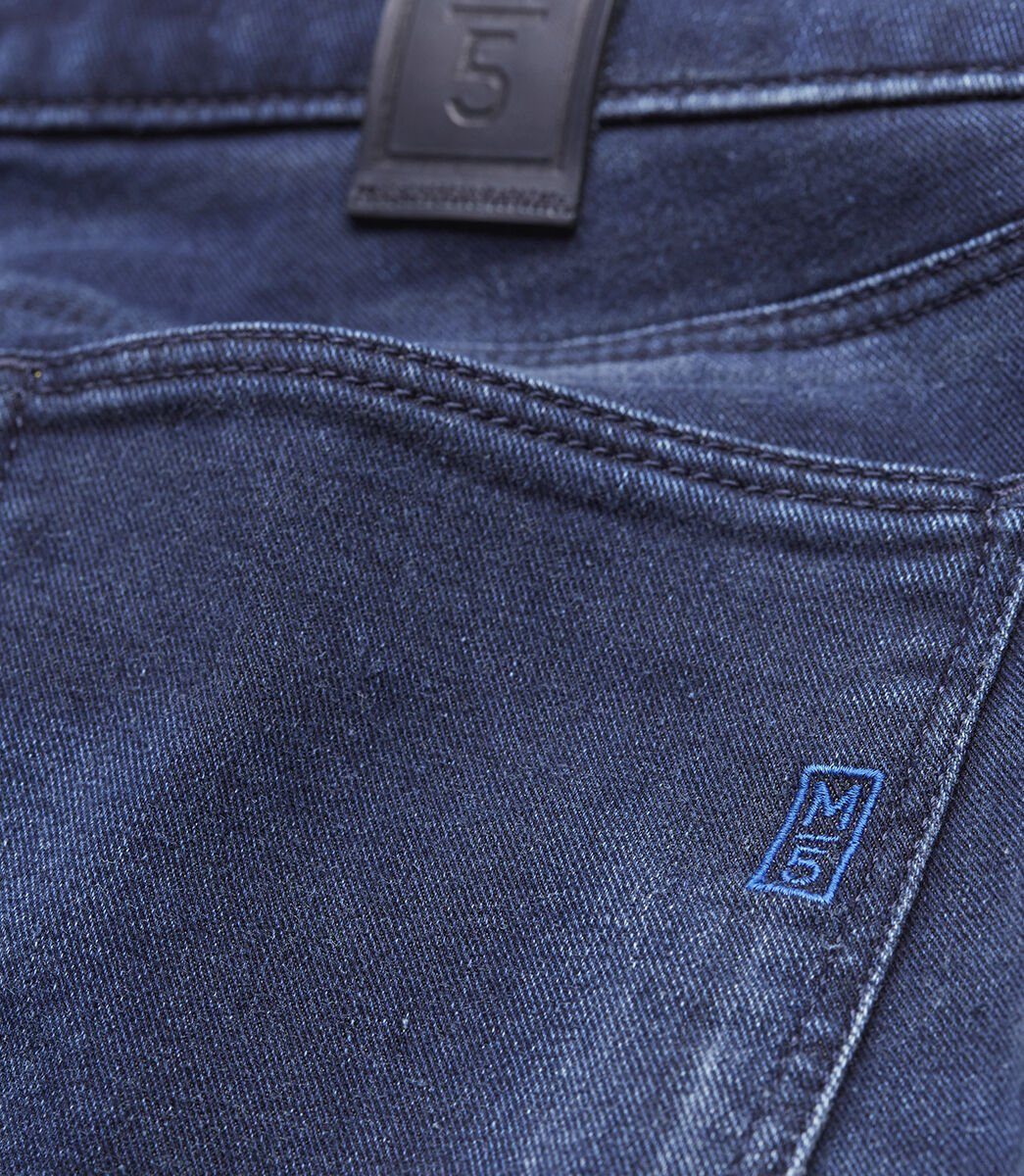 MEYER Slim-fit-Jeans mit Rundbundverarbeitung