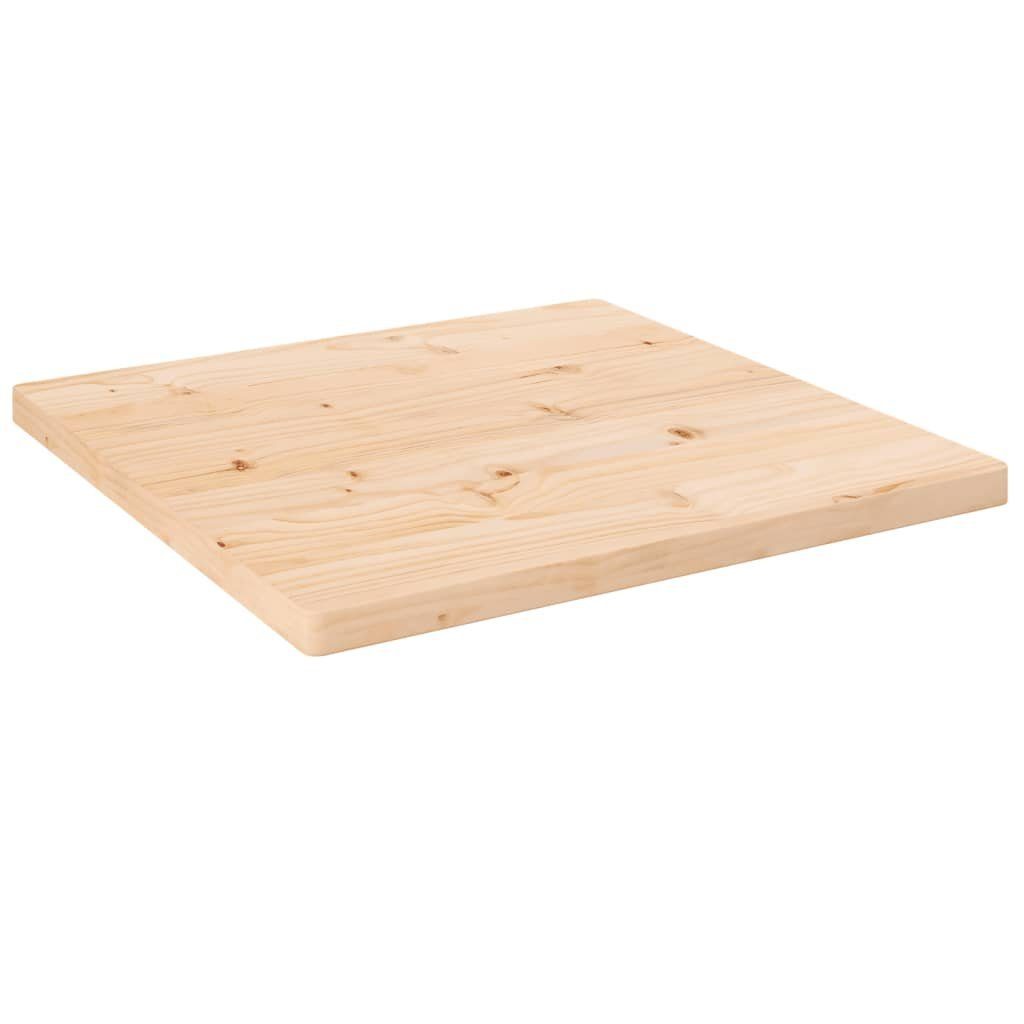 furnicato Tischplatte 50x50x2,5 cm Massivholz Kiefer Quadratisch (1 St)