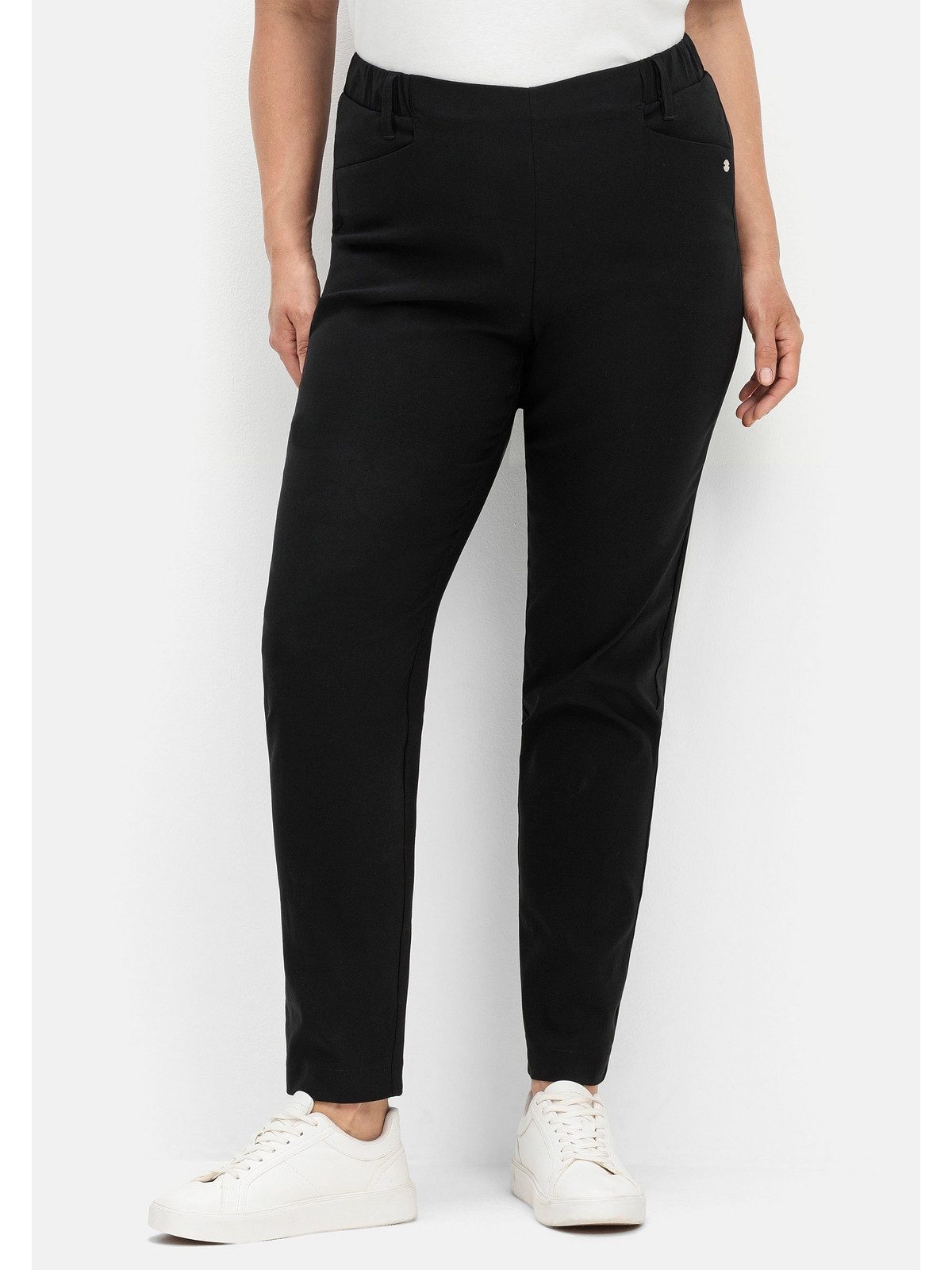 Sheego Stretch-Hose Große Größen mit Shaping-Einsatz im Bauchbereich