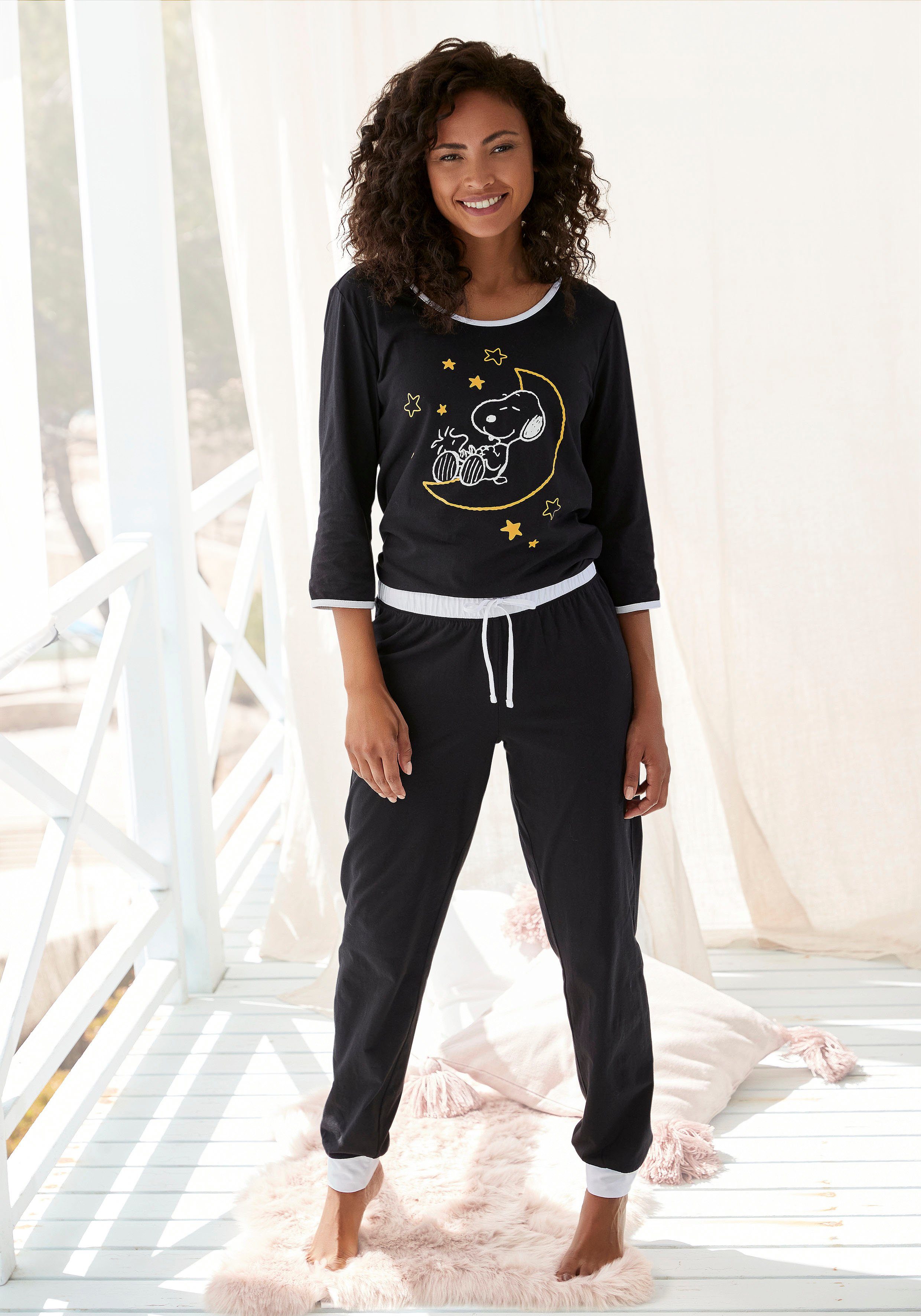 PEANUTS Pyjama (2 tlg) mit Snoopy günstig online kaufen