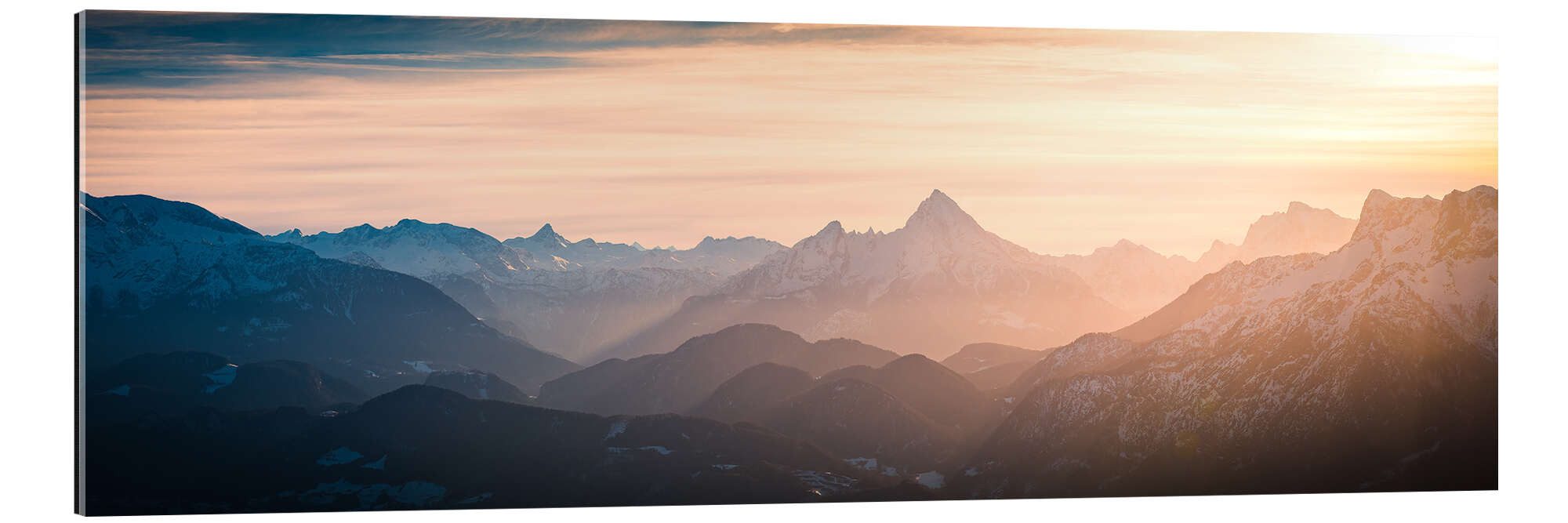 Posterlounge XXL-Wandbild Martin Wasilewski, Alpen Panorama mit Watzmann