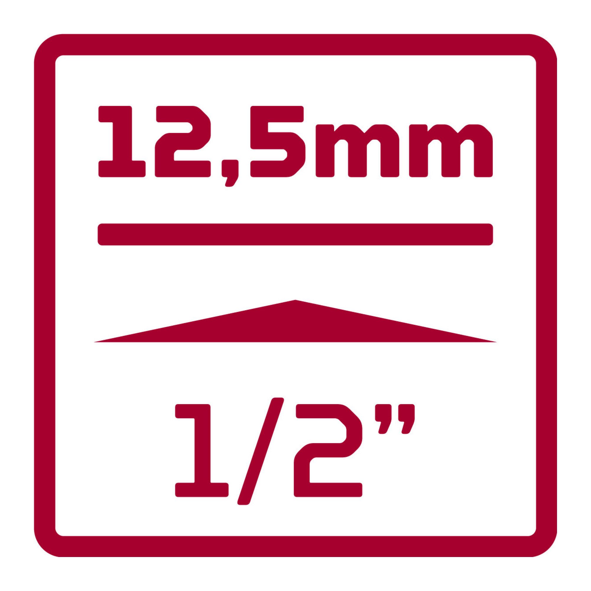 Gedore Red Stecknuss Gedore red Steckschlüsseleinsatz lang, Nuss, 1/2'' 12,5 mm Antrieb, 12