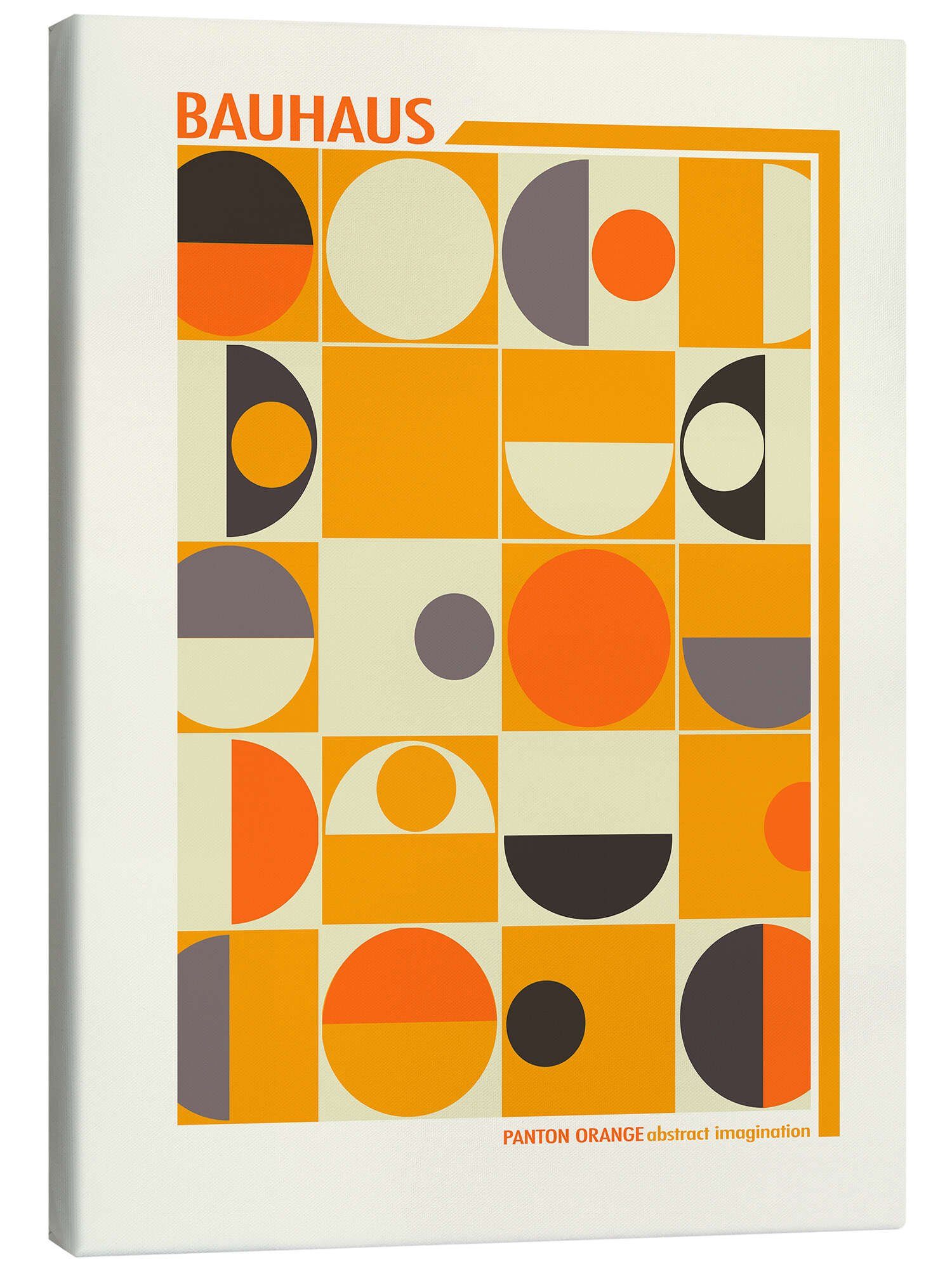 Posterlounge Wandbild Bauhaus - Panton Orange, Mandy Reinmuth, erhältlich als Poster, Leinwandbild, Wandsticker oder Acrylglasbild