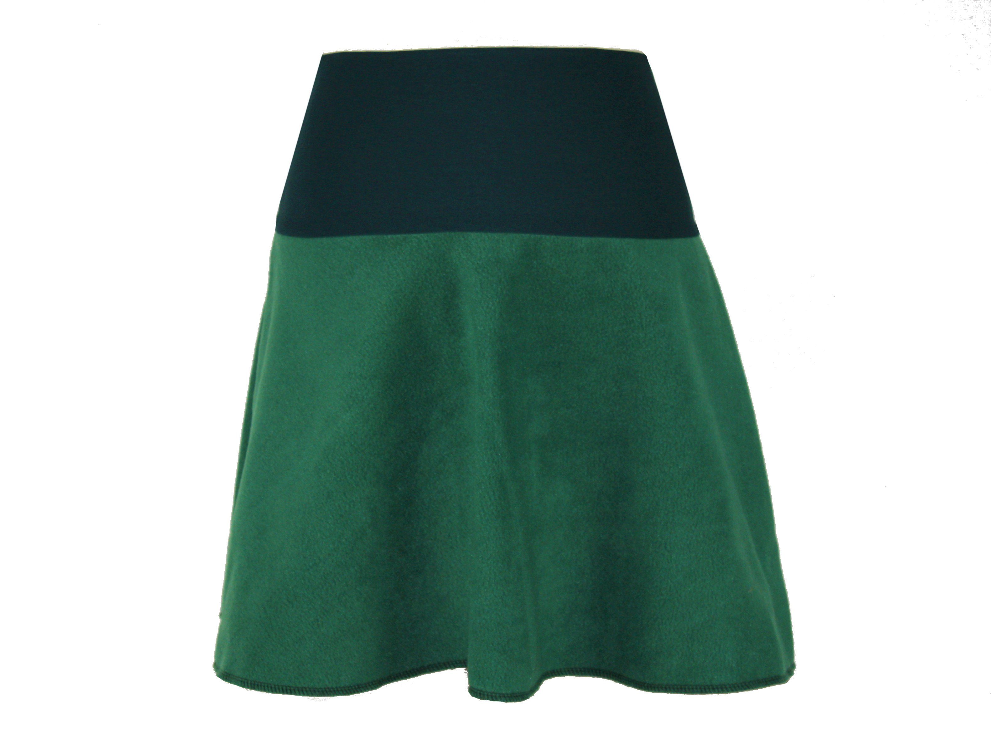 dunkle design Minirock Fleece 45cm Farbwahl günstig online kaufen