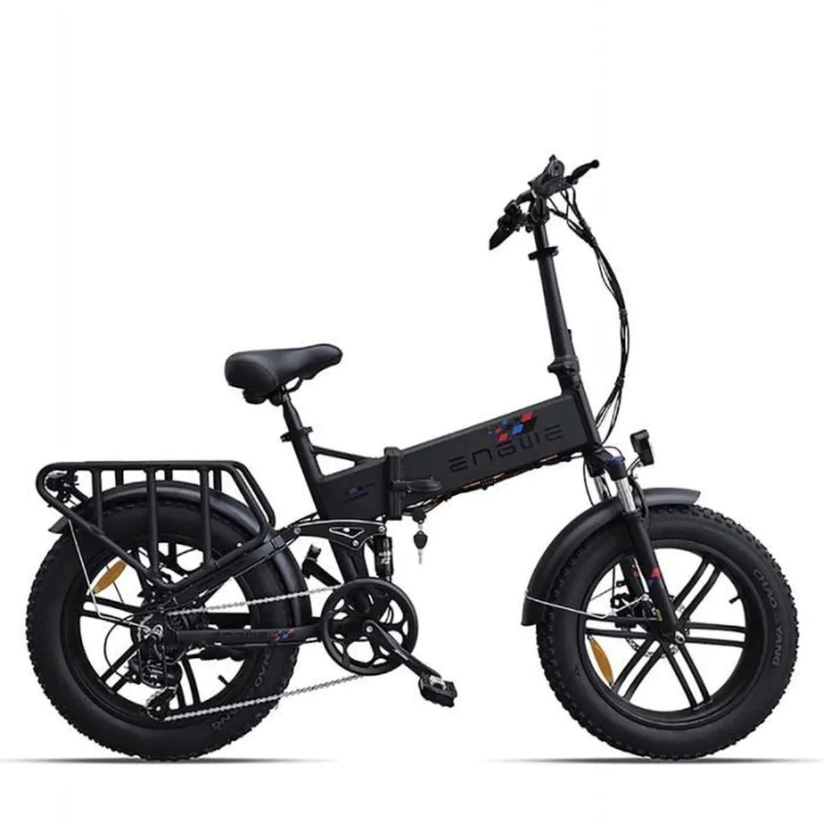 ENGWE E-Bike ENGWE ENGINE X Elektrofahrrad, 250W Motor 624WH Batterie, Schwarz, 48 Gang, Frontmotor, 624,00 Wh Batterien