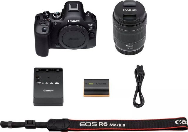 Canon EOS R6 Mark II Systemkamera (RF 24 105mm F4 7.1 IS STM, 24,2 MP, Bluetooth, WLAN (Wi Fi)  - Onlineshop OTTO
