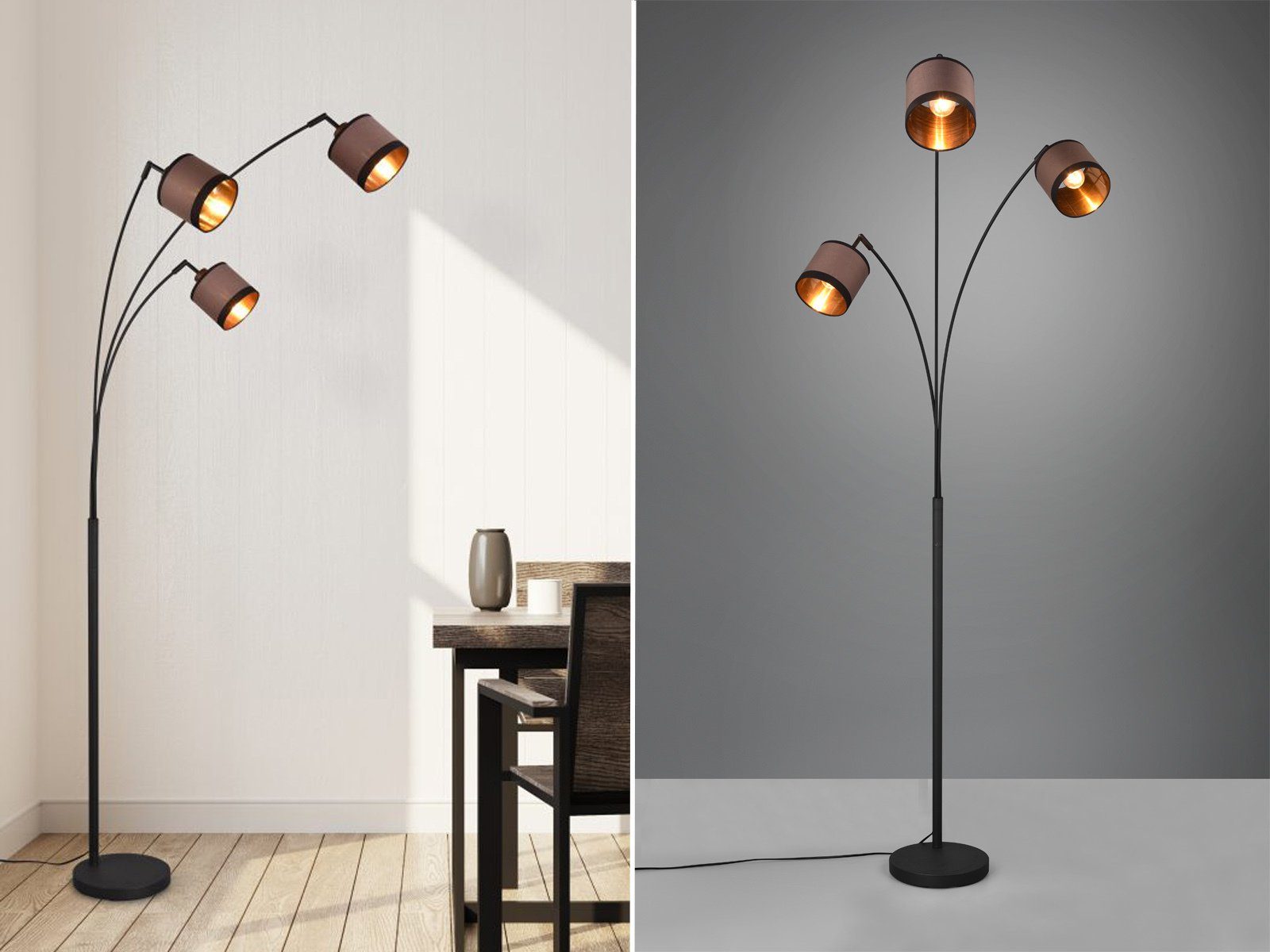 Reality Leuchten LED Stehlampe, LED wechselbar, günstig online kaufen
