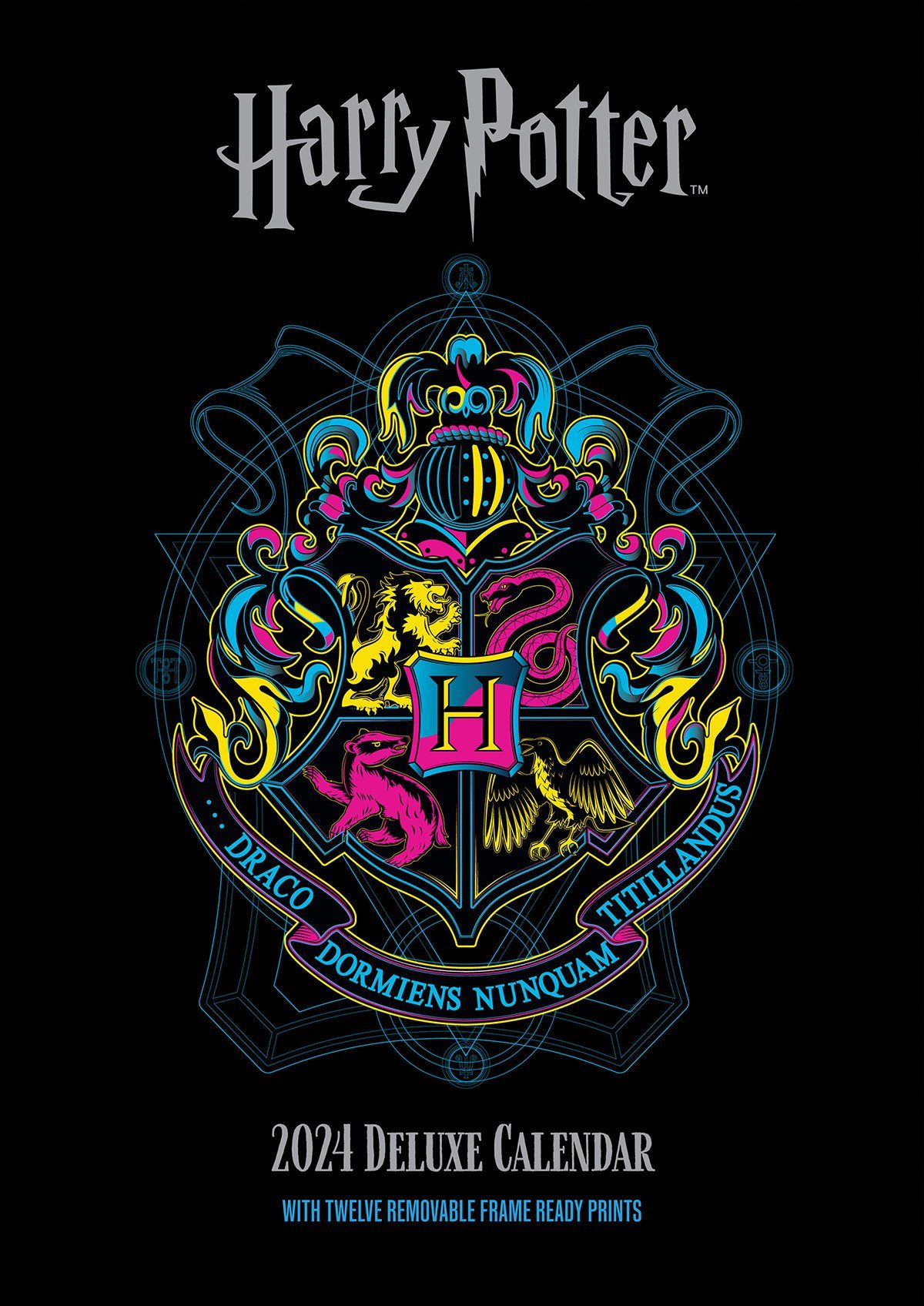 Harry Potter Wandkalender Harry Potter Kalender 2024 DELUXE EDITION