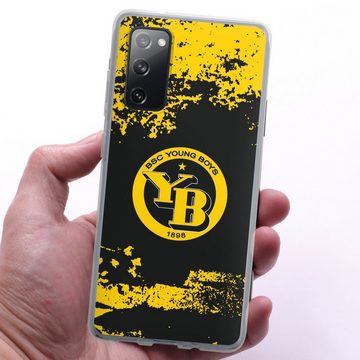 DeinDesign Handyhülle BSC Young Boys Offizielles Lizenzprodukt Fanartikel BSC YB Grunge, Samsung Galaxy S20 FE Silikon Hülle Bumper Case Handy Schutzhülle