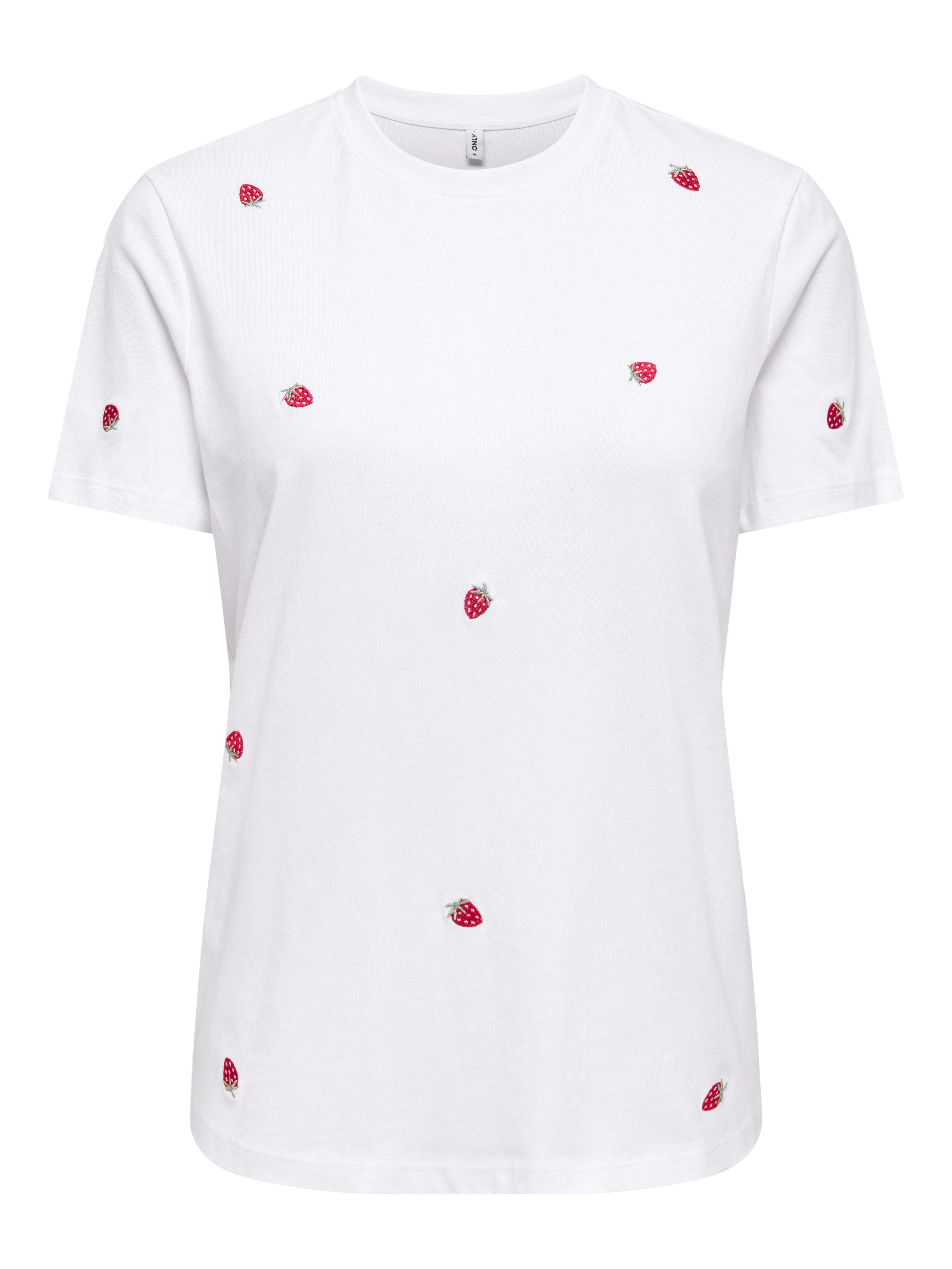 ONLY Kurzarmshirt ONLKETTY LIFE S/S O-NECK TOP JRS NOOS