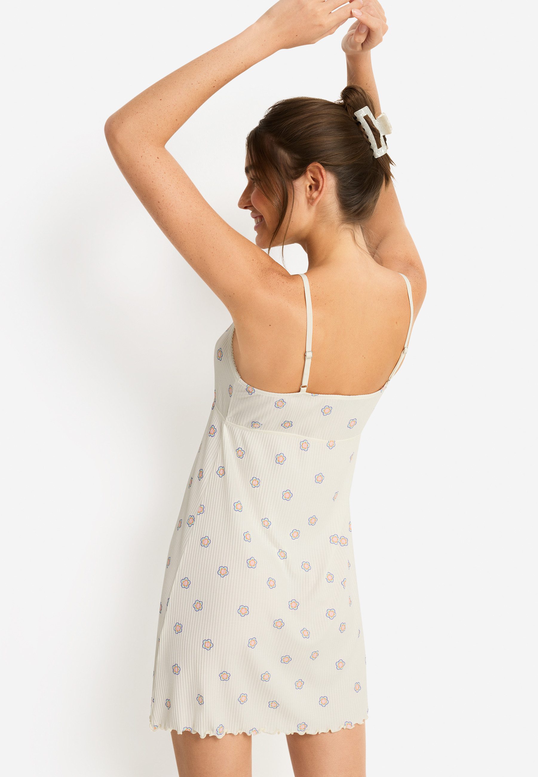 LSCN by LASCANA Negligé (1-tlg) mit All-over Print