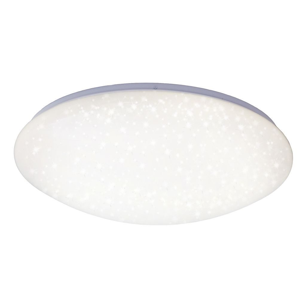 Briloner Leuchten LED Deckenleuchte 3226-016, Sternenhimmel, LED fest integriert, 2700K - Extra-Warmweiß, Deckenlampe Sternenhimmel, 2400lm, 4000K, Ø 48cm