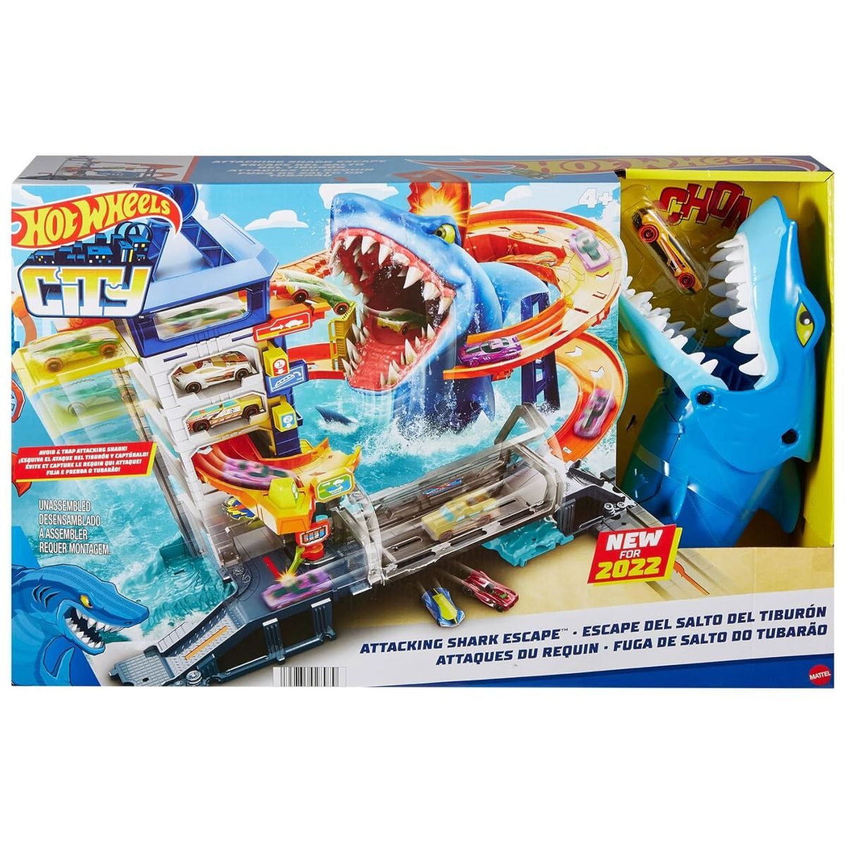 Mattel® Spielzeug-Auto Mattel HMF86 - Hot Wheels - City Shark Escape Spiels günstig online kaufen