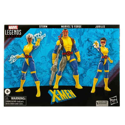 Hasbro Actionfigur Marvel Legends X-Men 60th Forge, Storm, and Jubilee Actionfiguren Set