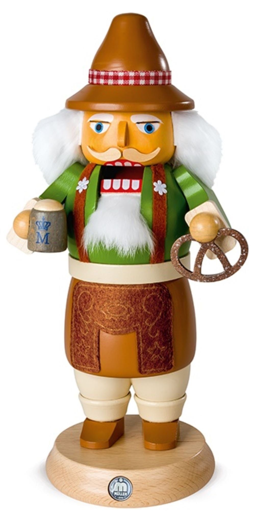 Müller Kleinkunst GmbH Seiffen Räuchermännchen RauchKnacker® Bayer auf dem Oktoberfest, aus dem Erzgebirge