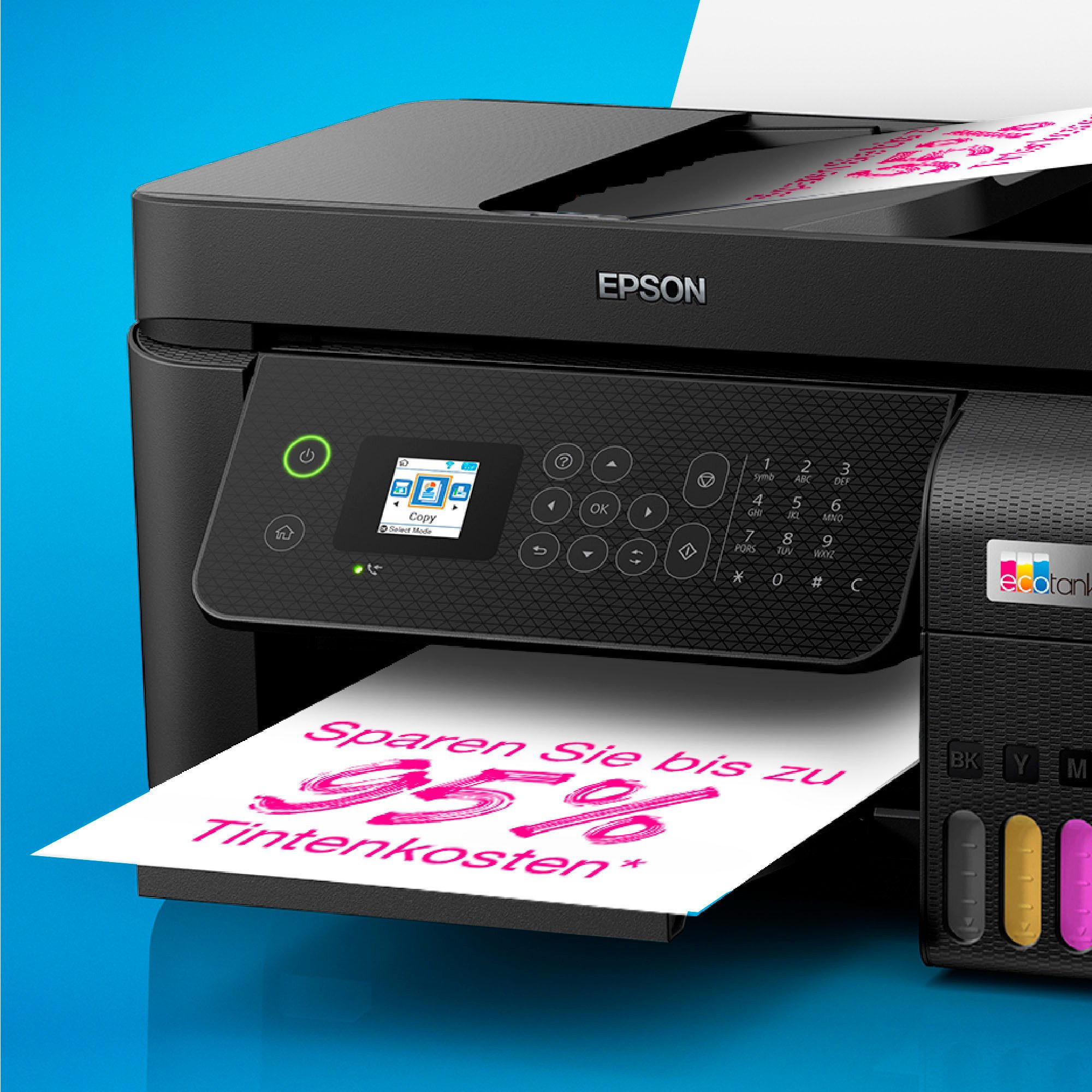 Epson EcoTank ET-4800 Multifunktionsdrucker, (LAN (Ethernet), WLAN (Wi-Fi), Wi-Fi Direct)