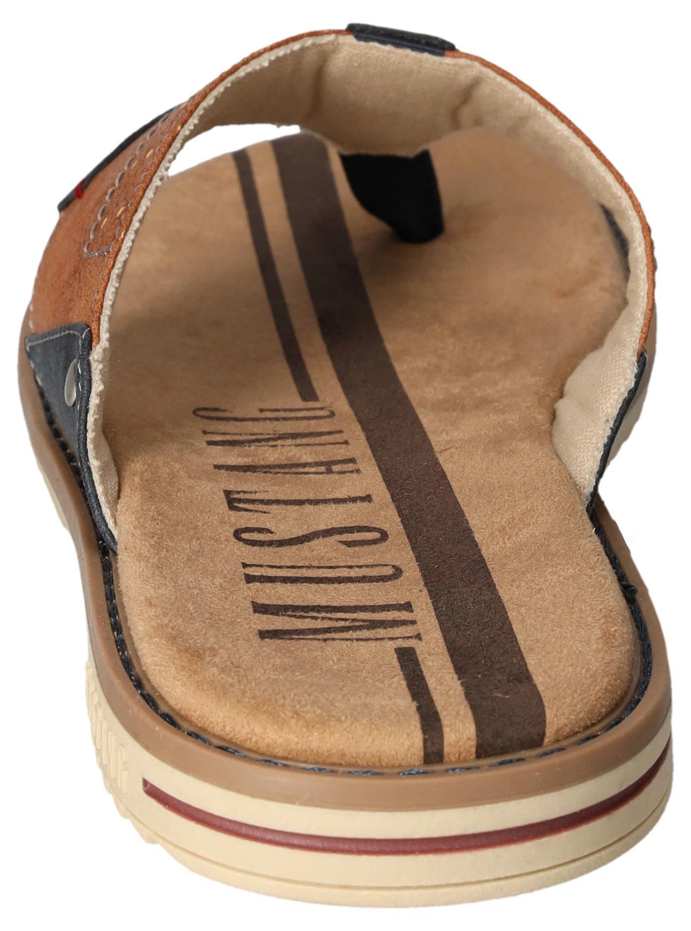 Mustang Shoes Zehentrenner, Sommerschuh, Schlappen, Poolslides, Badeschuh, günstig online kaufen