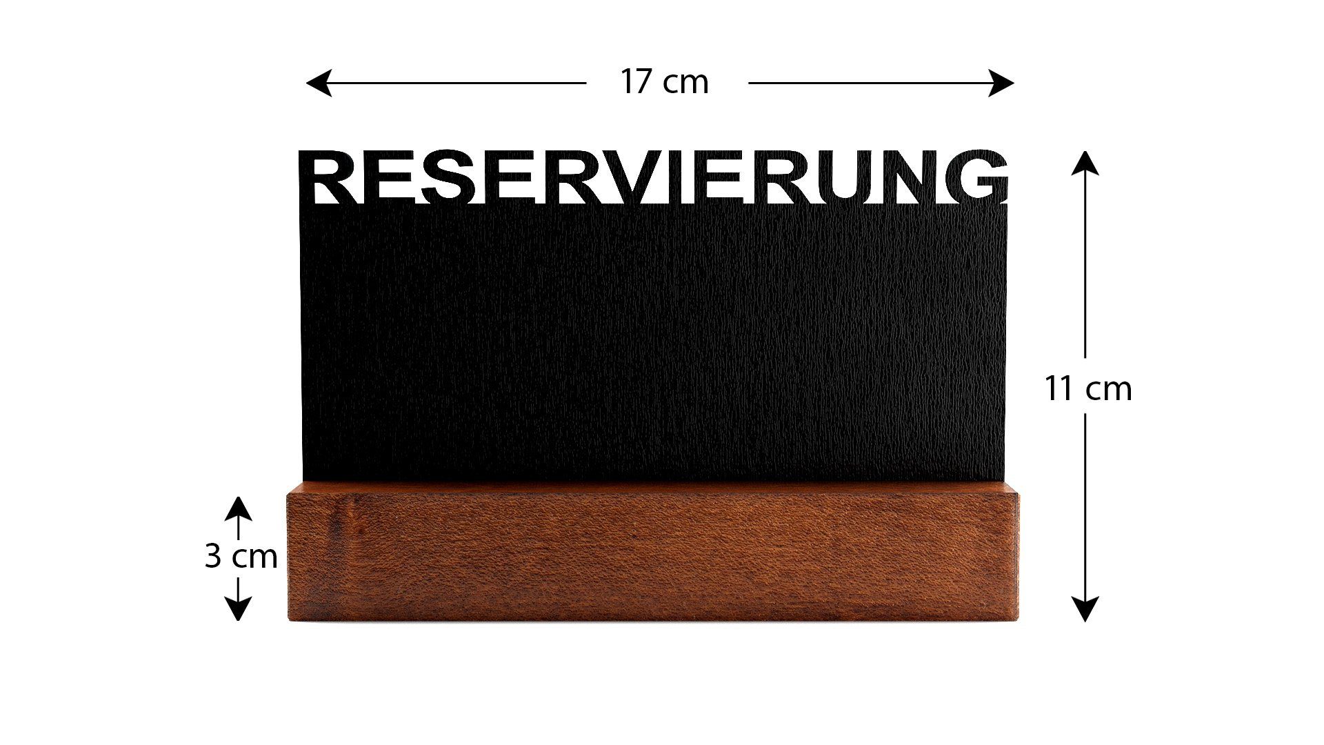 Kreide Memoboard Mini Tischaufsteller Reservirung ALLboards Tafeln Kleine doppelseitige