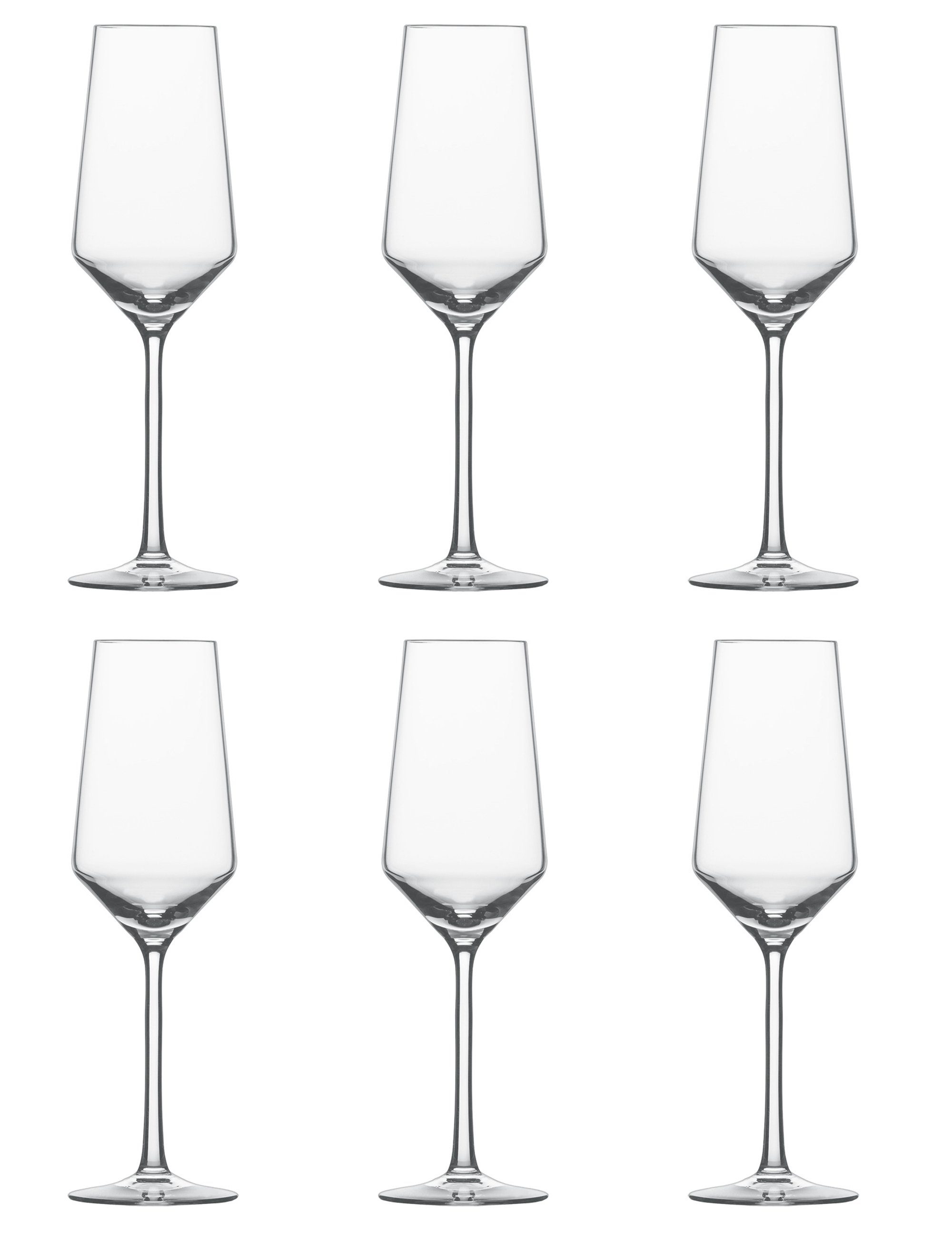 SCHOTT-ZWIESEL Gläser-Set »Pure Champagnerglas 6er Set«, Glas