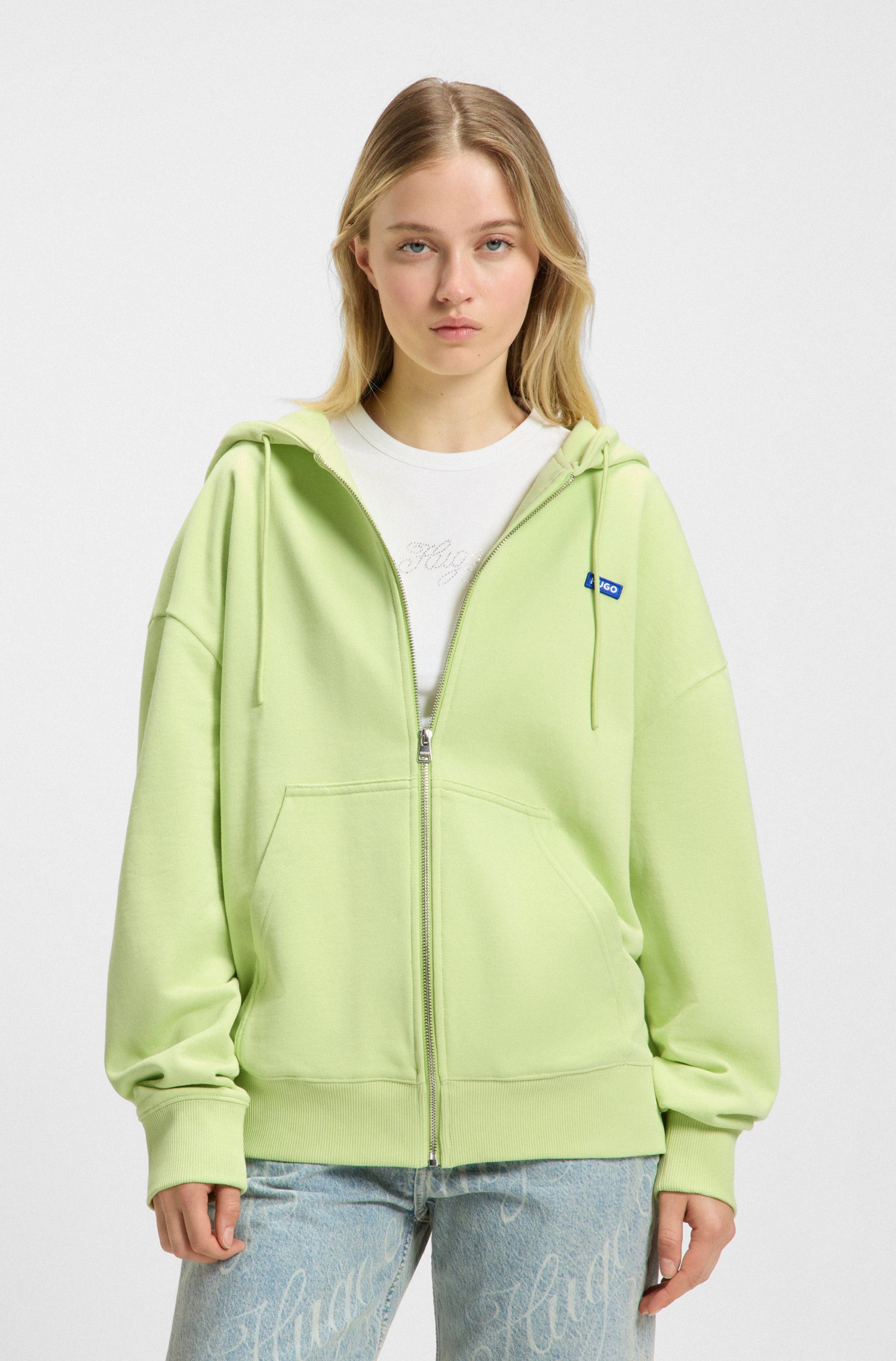HUGO Blue Sweatjacke Doa mit Kapuze, günstig online kaufen