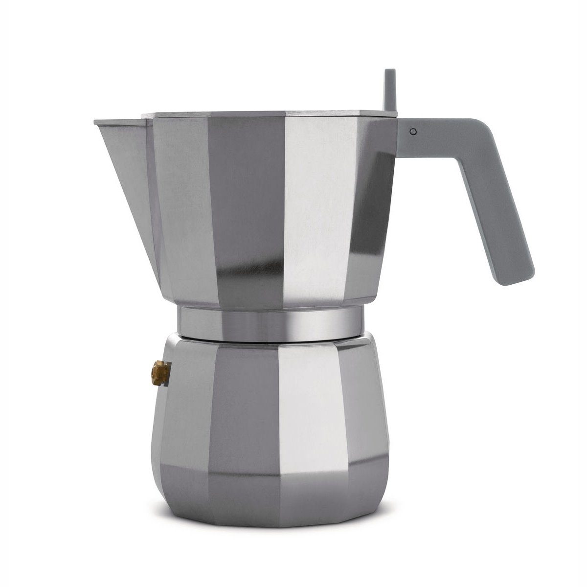 Alessi Espressokocher Espressokocher MOKA modern 3, 0.15l Kaffeekanne, Nicht für Induktion geeignet