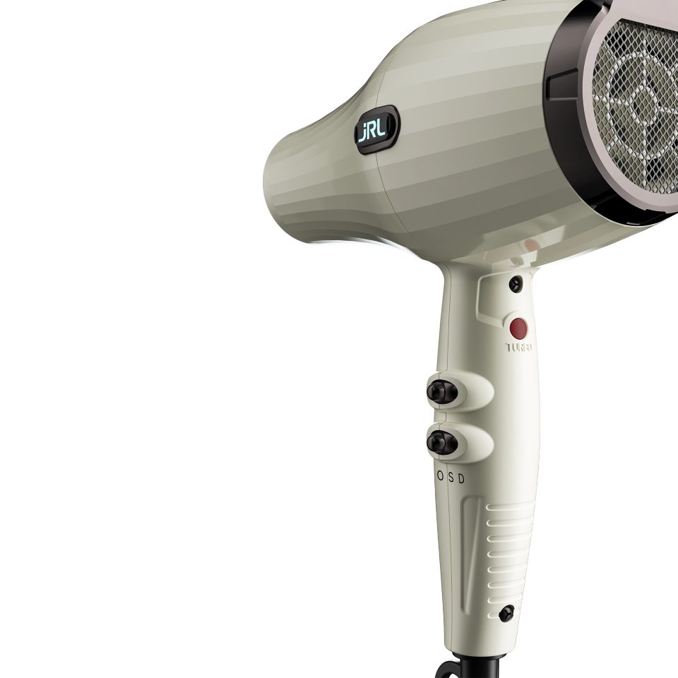 JRL Haartrockner JRL Diamante Forte Pro Lite Professional Haartrockner, 2400 W, 3-teiliges Set, Graphene-Heat-Conductors, Turbo-Modus, LED-Statusanzeige
