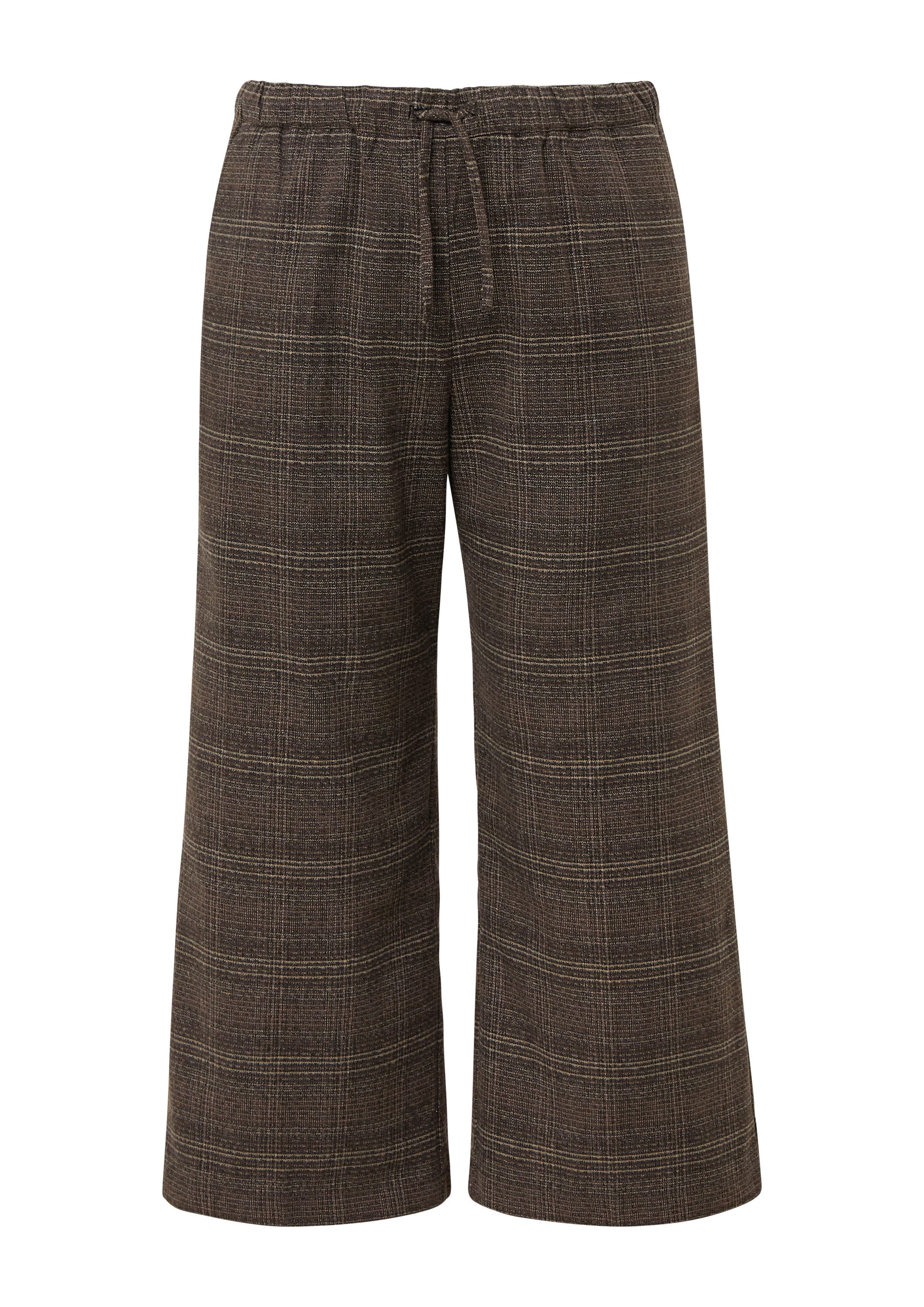 QS Chinos Hose Karohose günstig online kaufen