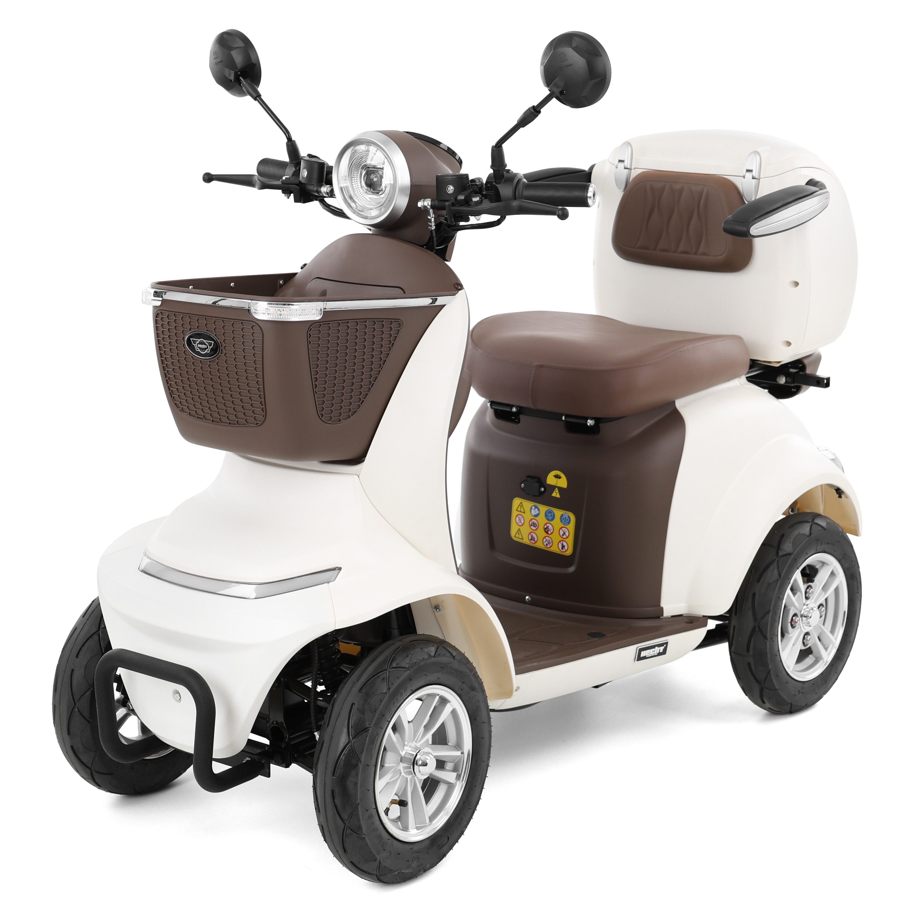 Hecht Elektromobil Elegante Seniorenmobil Senior Scooter 42 km Reichweite, 1450 W, 25 km/h