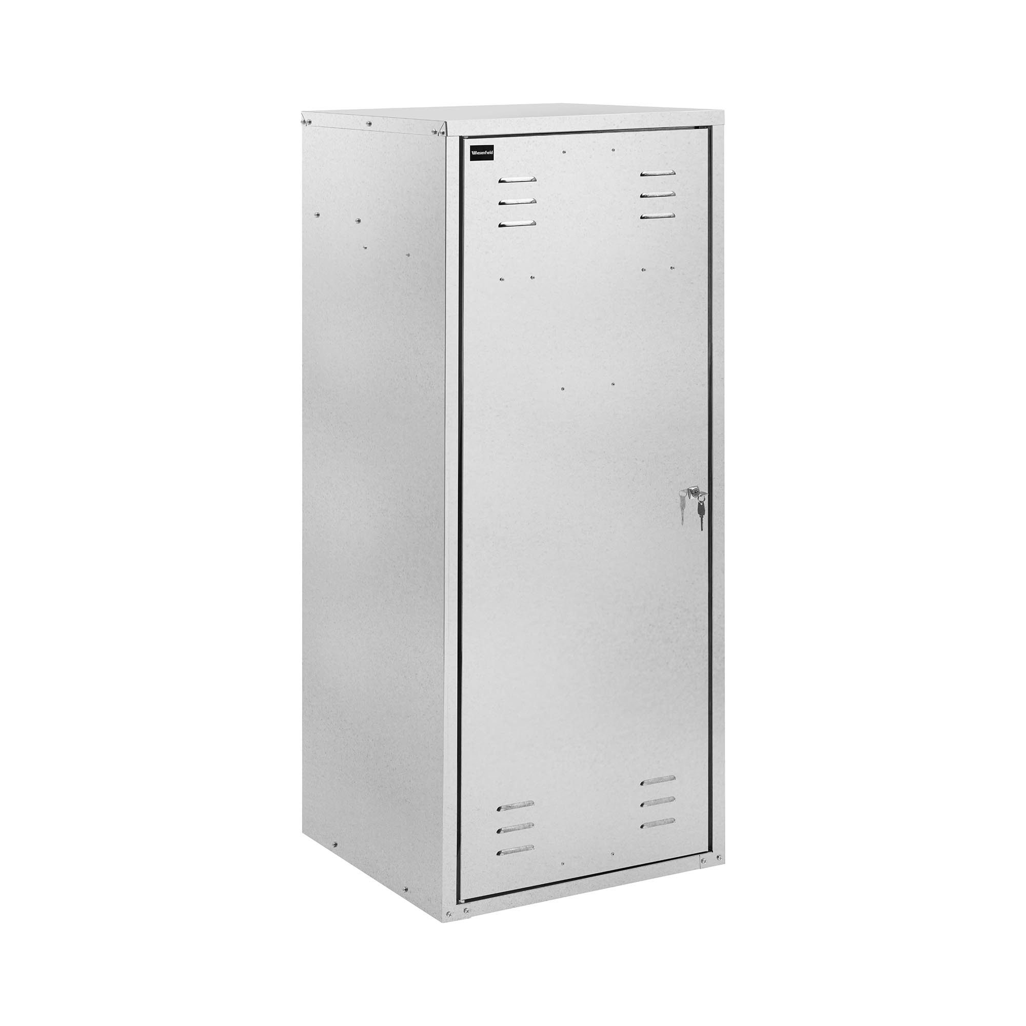 Wiesenfield Sattelhalter Sattelschrank Sattelspind Reitschrank abschließbar 60 x 60 x 150 cm