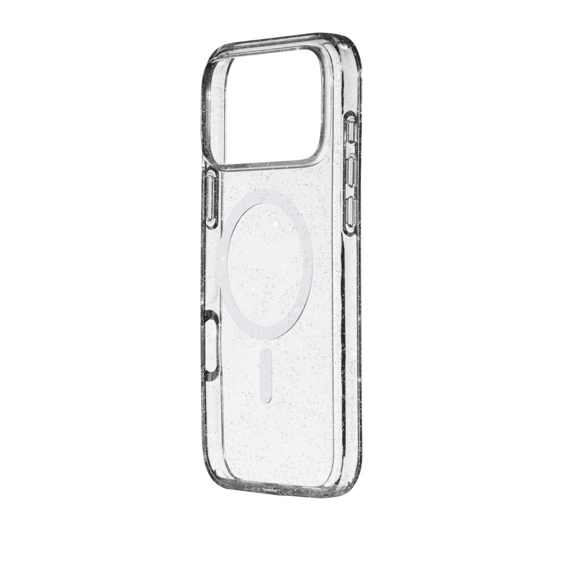 White Diamonds Smartphone-Hülle Cover "Mag Glitter" für Apple iPhone 17 Pro Max, Transparent, Anti-Vergilbung, Kraztschutz, Stoßfeste Ecken