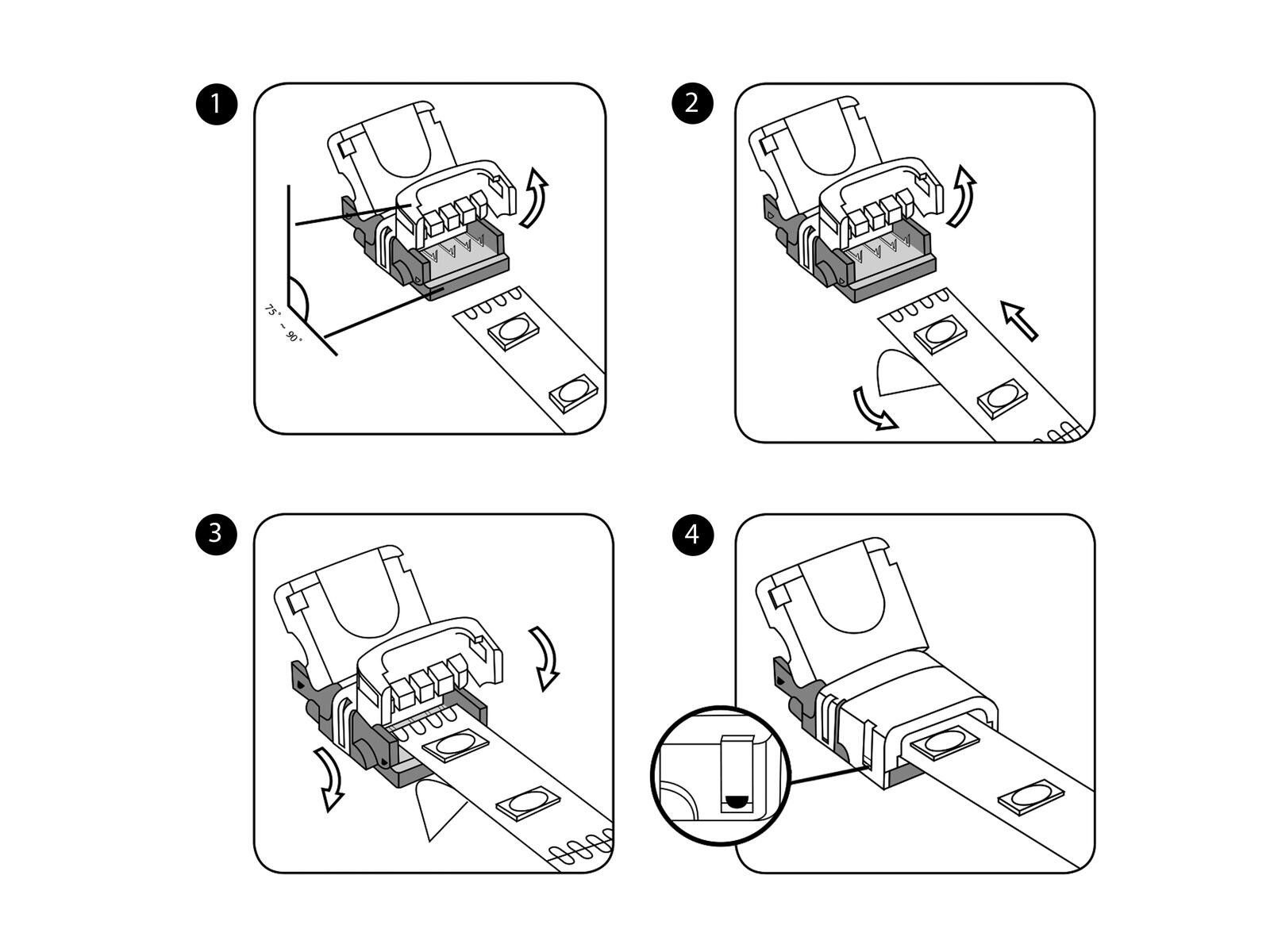 EUROLITE LED Stripe EUROLITE LED Strip Verbinder 4Pin 10mm günstig online kaufen