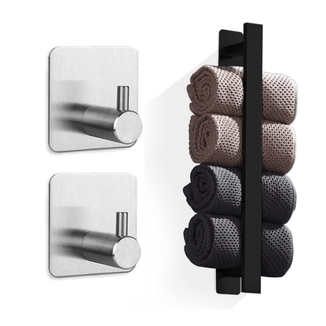 LIVINA HOME Handtuchhaken Handtuchhaken Haken selbstklebend, Handtuchhalter ohne Bohren, Badezimmer, Bad, Küche