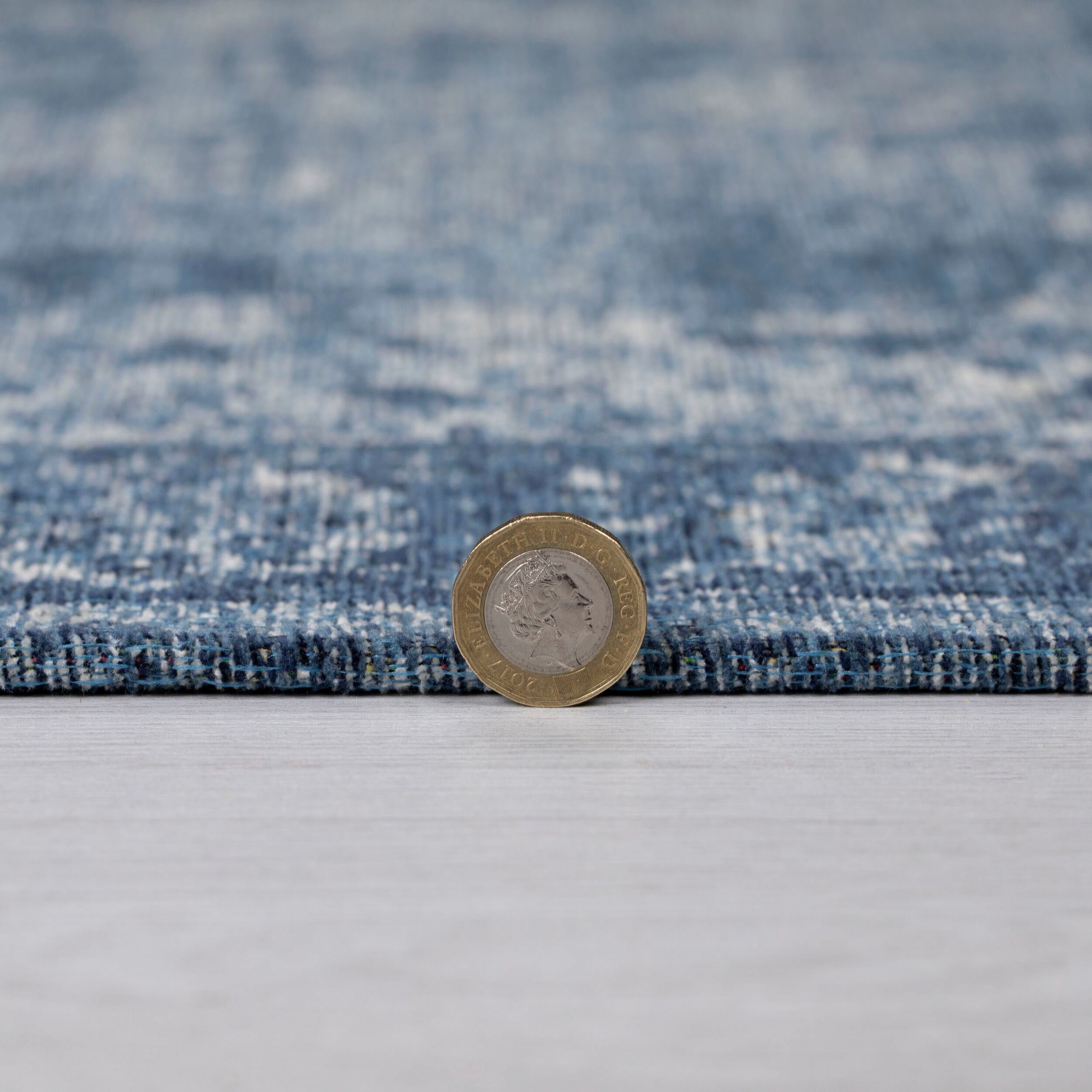 FLAIR RUGS Läufer Antique Vintage-Muster, rechteckig, Höhe: 4 mm, Chenille Stil Teppich, Wohnzimmer, Schlafzimmer, Esszimmer – Bild 4 von 5
