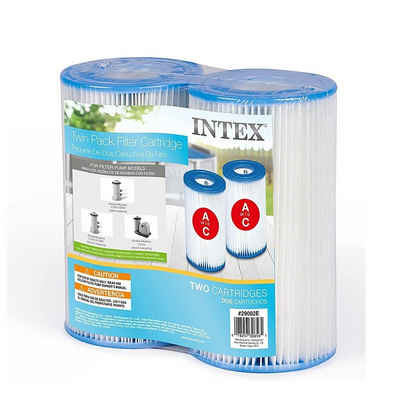 Intex Filterkartuschen-Reinigungsgerät Filterkartusche für Pools von Intex, Typ A, Doppelpack