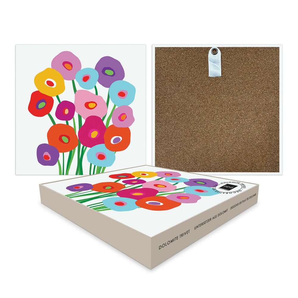 PPD Glasuntersetzer Super Bouquet Trivet Tile