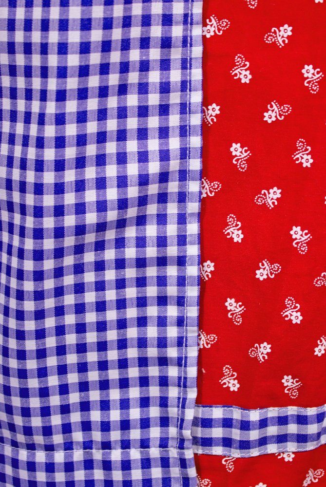 Maddox Dirndl 'Achensee' Traditionell, Rot Kobalt 55 cm