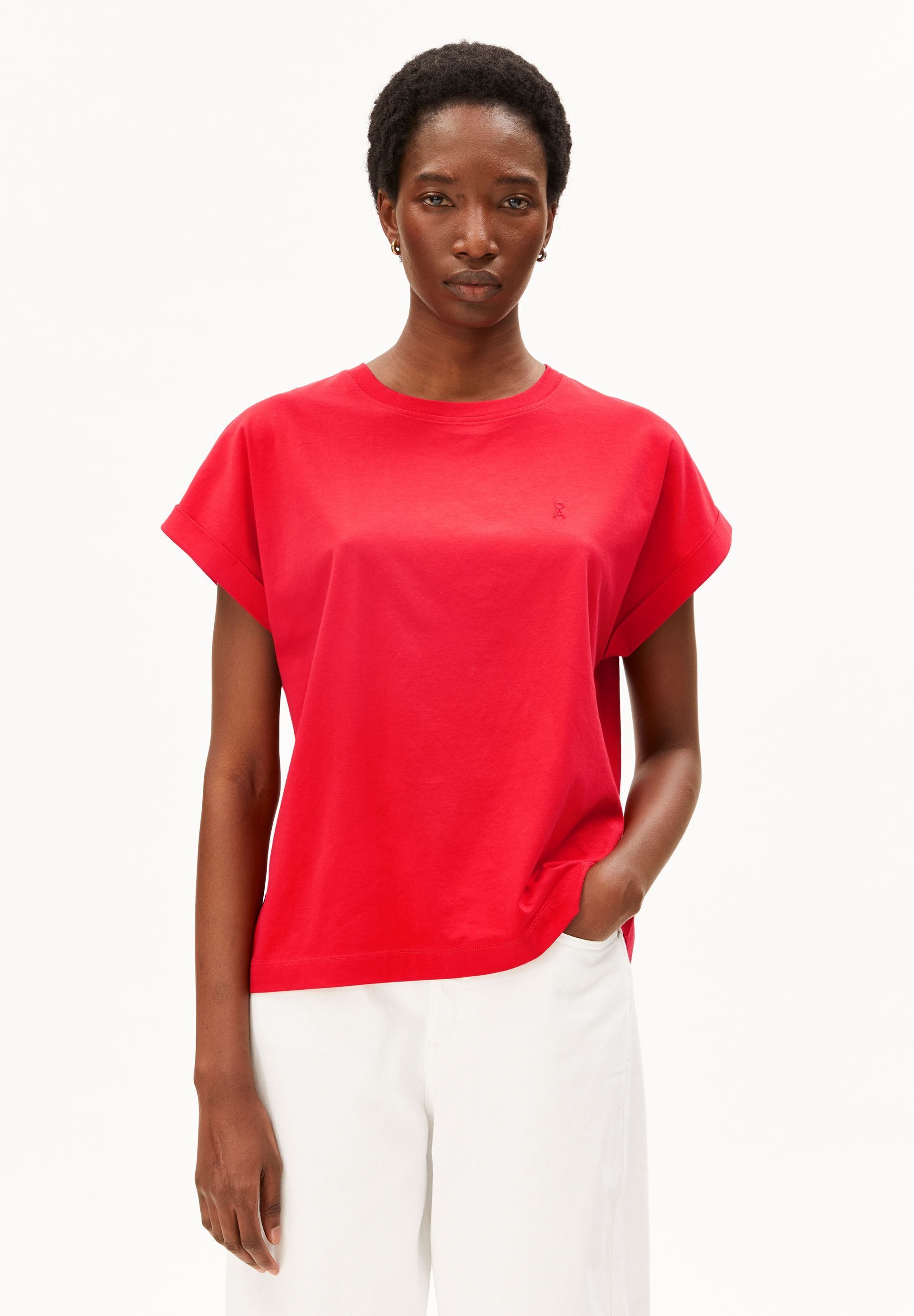 T-Shirt IDAARA T-Shirt aus 100% Bio-Baumwolle