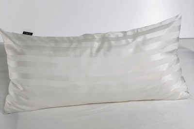 Kissenbezug »Seiden-Kissenbezug, White Stripes aus Maulbeerseide«, orignee, 100% Seide