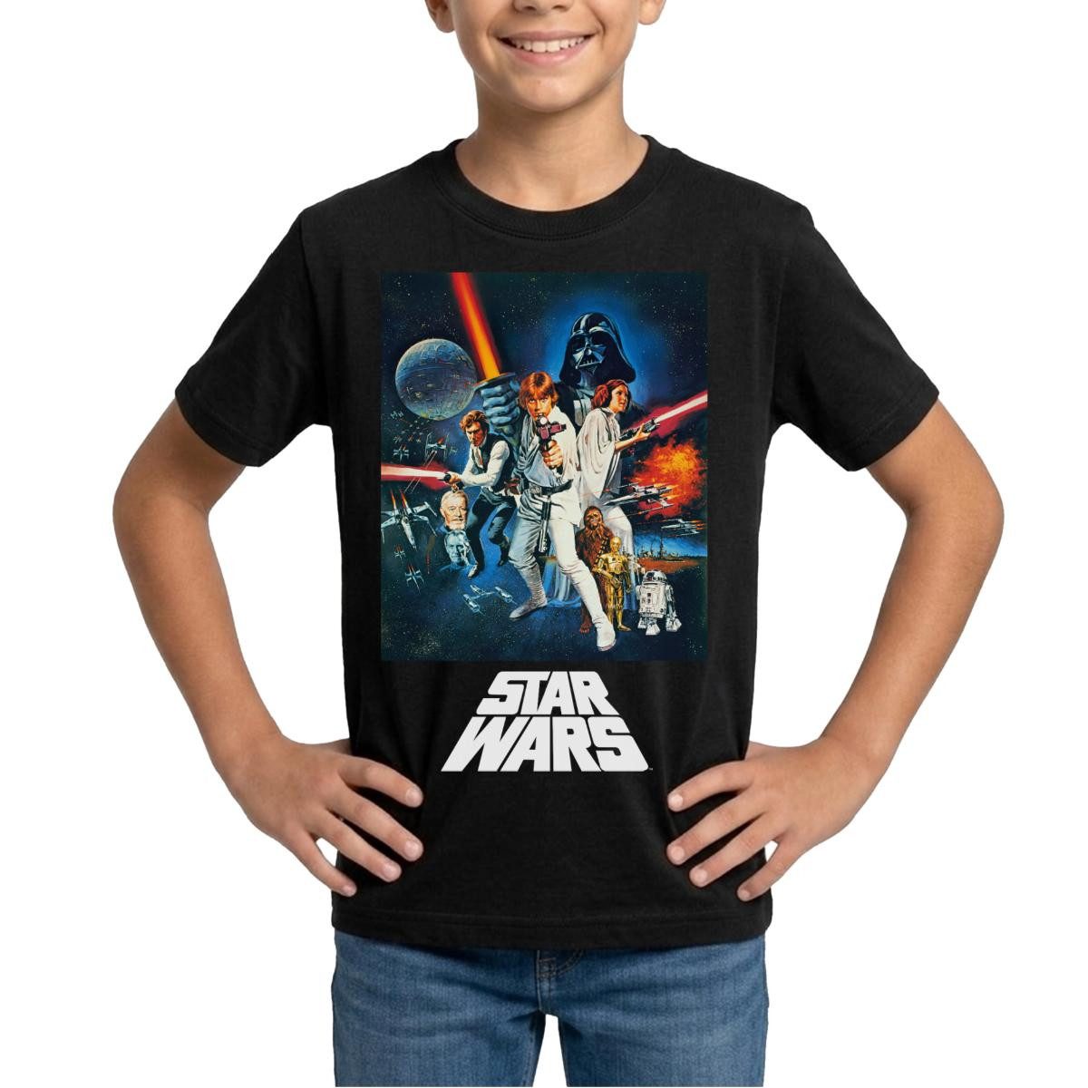 Spreadshirt T-Shirt Star Wars Retro Motiv Teenager T-Shirt (1-tlg)
