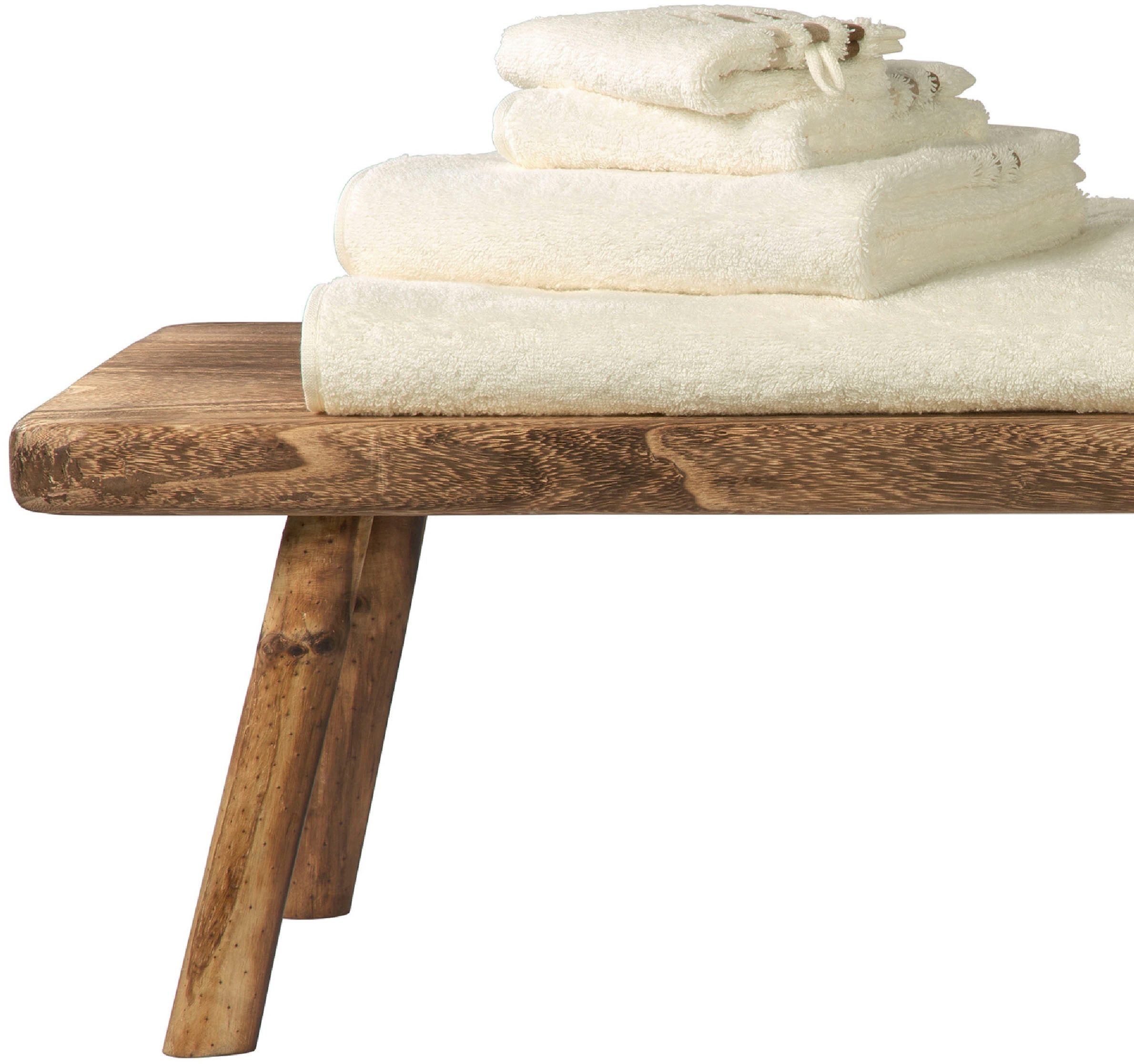 Schiesser Gästehandtücher Skyline Color aus 100 % Baumwolle mit eleganter S günstig online kaufen