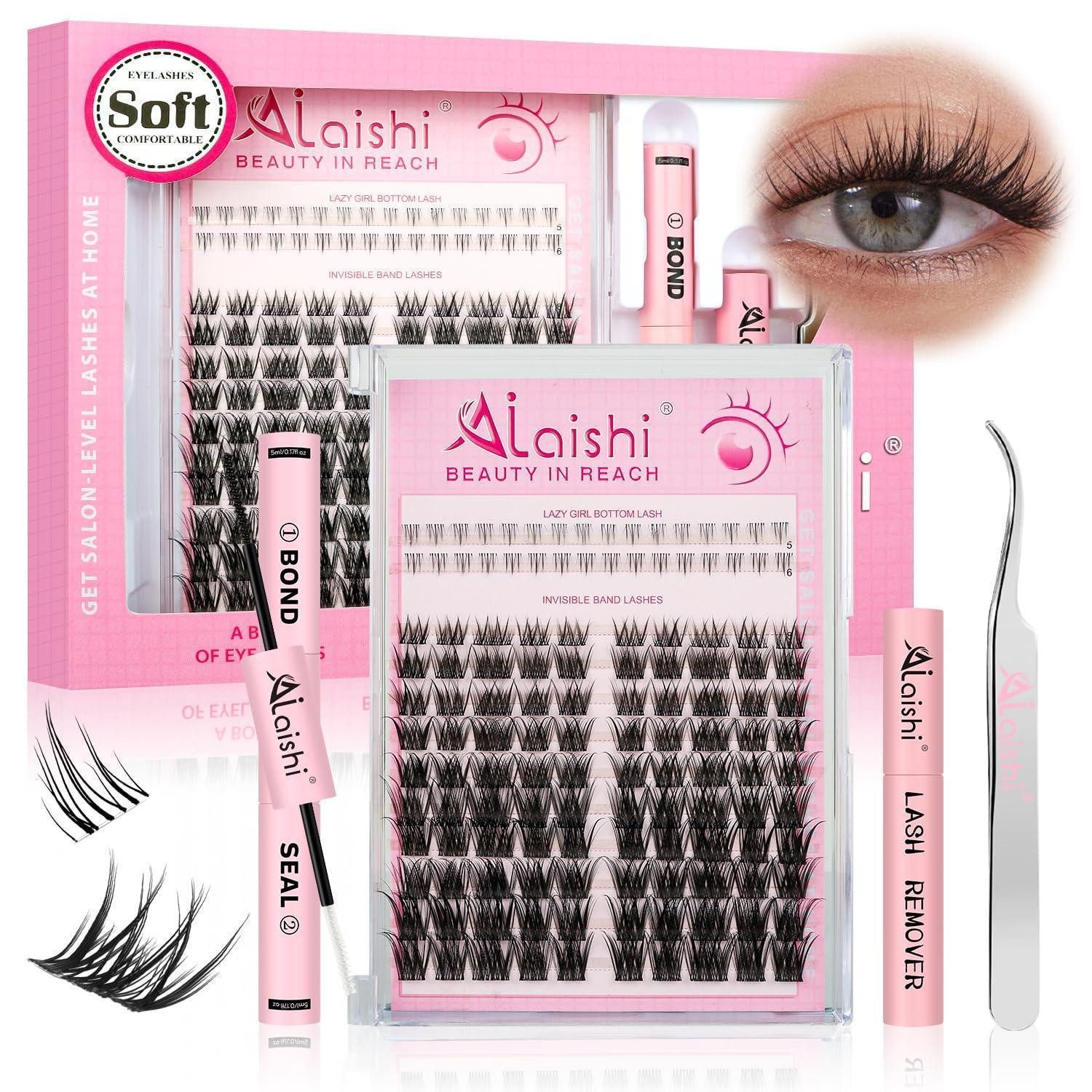 LuxusKollektion Einzelwimpern Manga Lashes Extension Kit, D-Curl