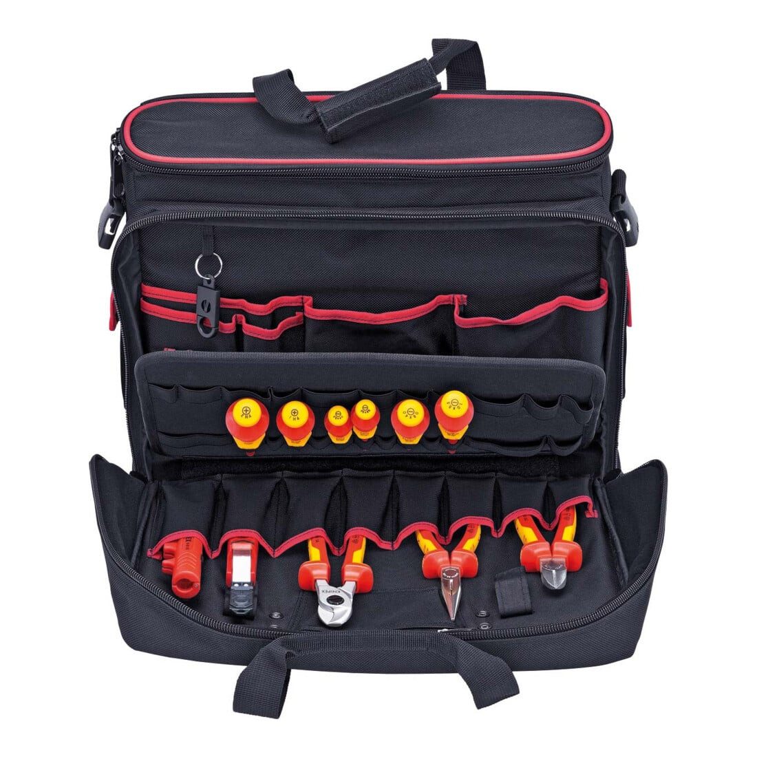 Knipex Werkzeugtasche Knipex-Werk Notebook-/ Werkzeugtasche schwarz, 11-teilig 00 21 10 V01