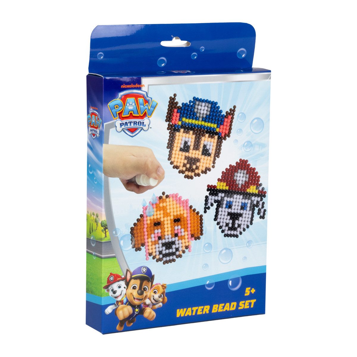 PAW PATROL Bügelperlen 87100700 Unisex Kinder, (6-tlg), Perlen, Bastelperlen, Steckperlen, Kreativperlen, Kreativset