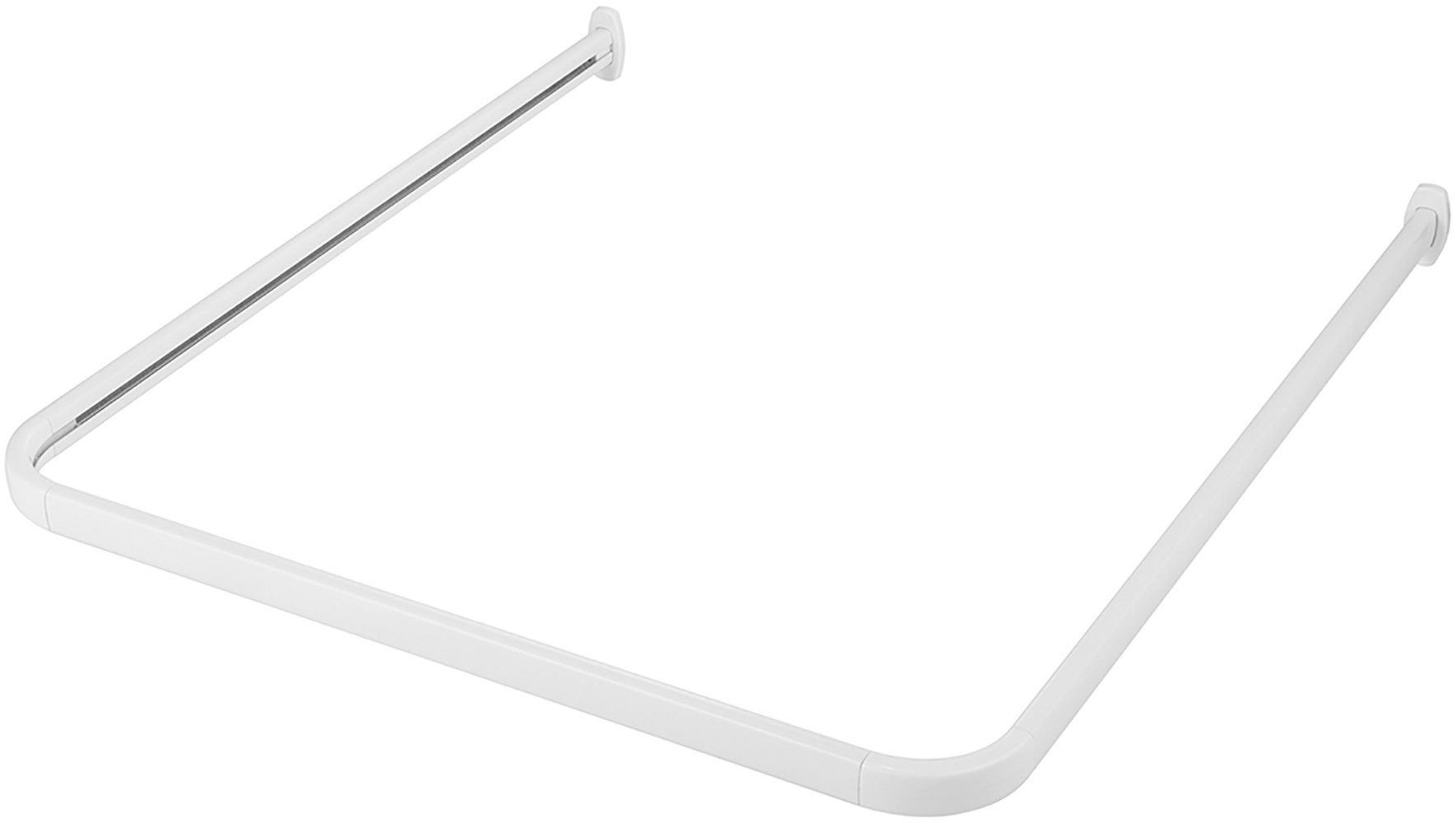 WENKO Winkelstange Modell Era, verschraubt, Aluminium, Kunststoff, Winkelsc günstig online kaufen