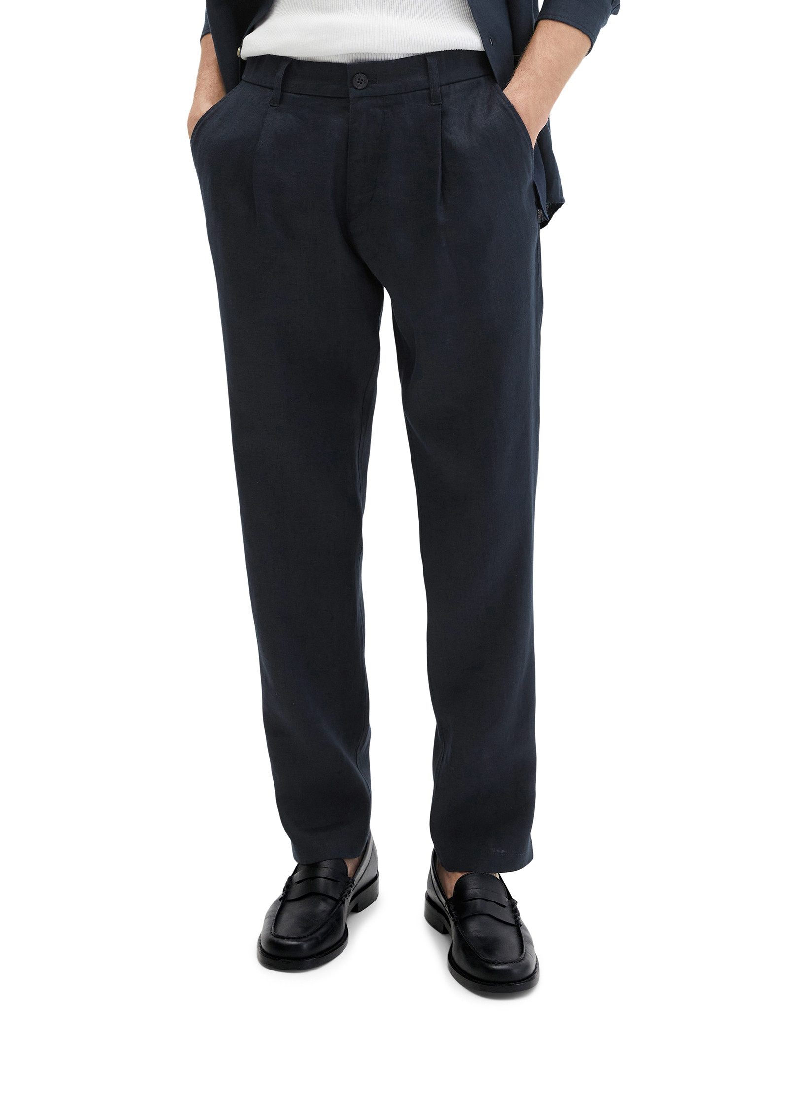 Marc O'Polo Leinenhose Osby jogger pleats